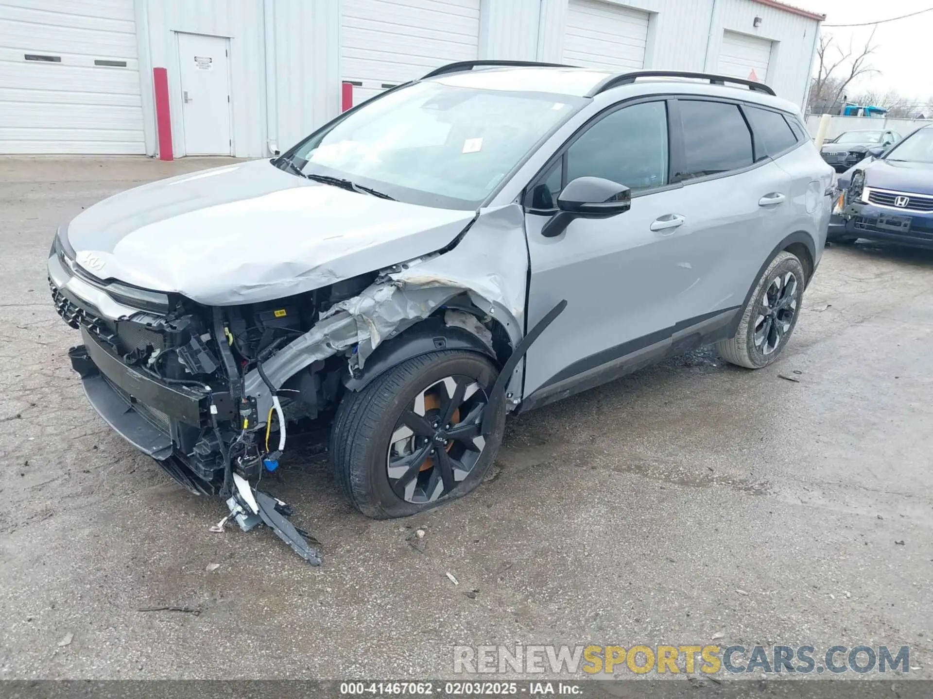 2 fotografías del automóvil dañado 5XYK6CDF6RG165047 KIA SPORTAGE 2024