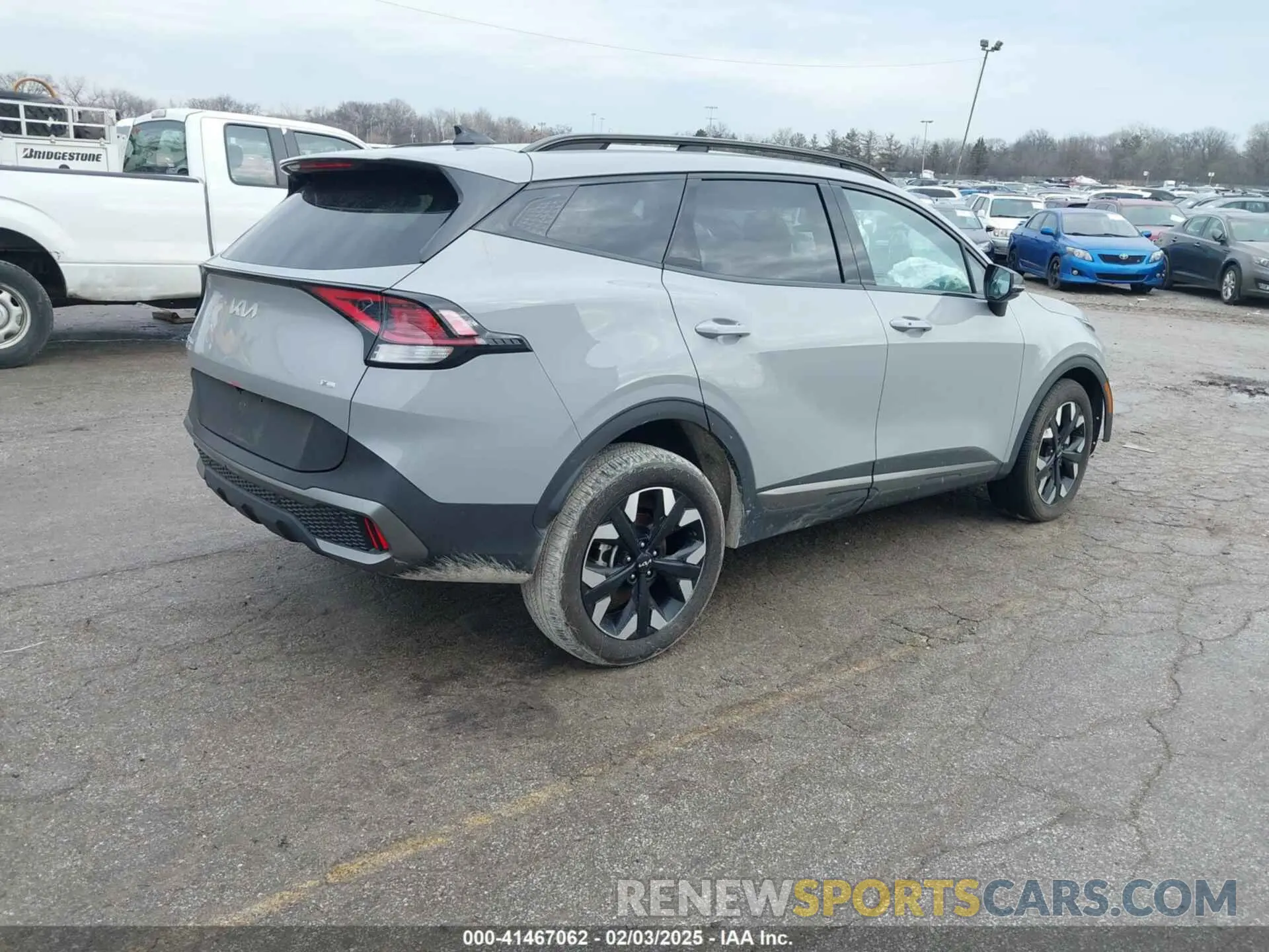 4 fotografías del automóvil dañado 5XYK6CDF6RG165047 KIA SPORTAGE 2024