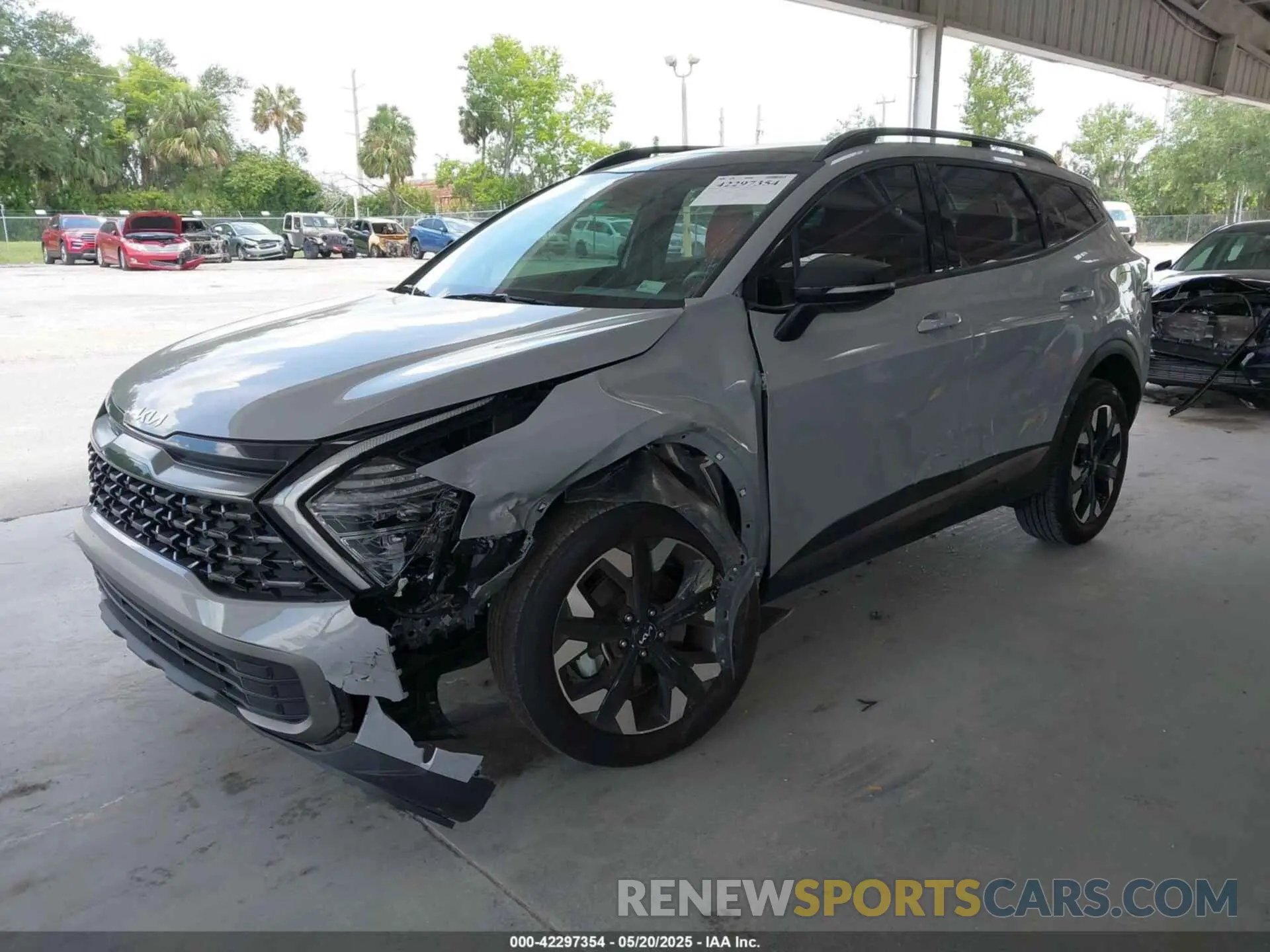 2 fotografías del automóvil dañado 5XYK6CDF6RG206325 KIA SPORTAGE 2024