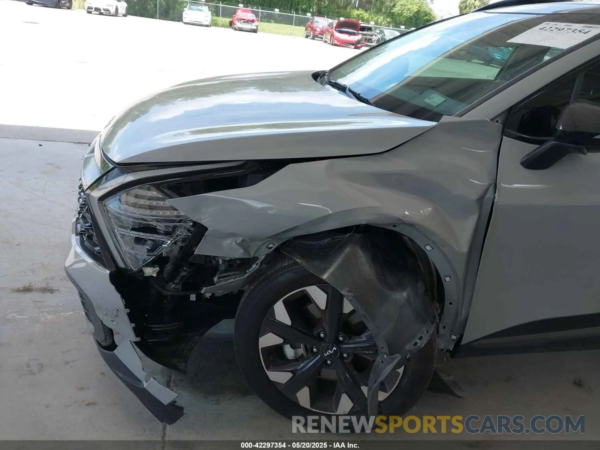 6 fotografías del automóvil dañado 5XYK6CDF6RG206325 KIA SPORTAGE 2024
