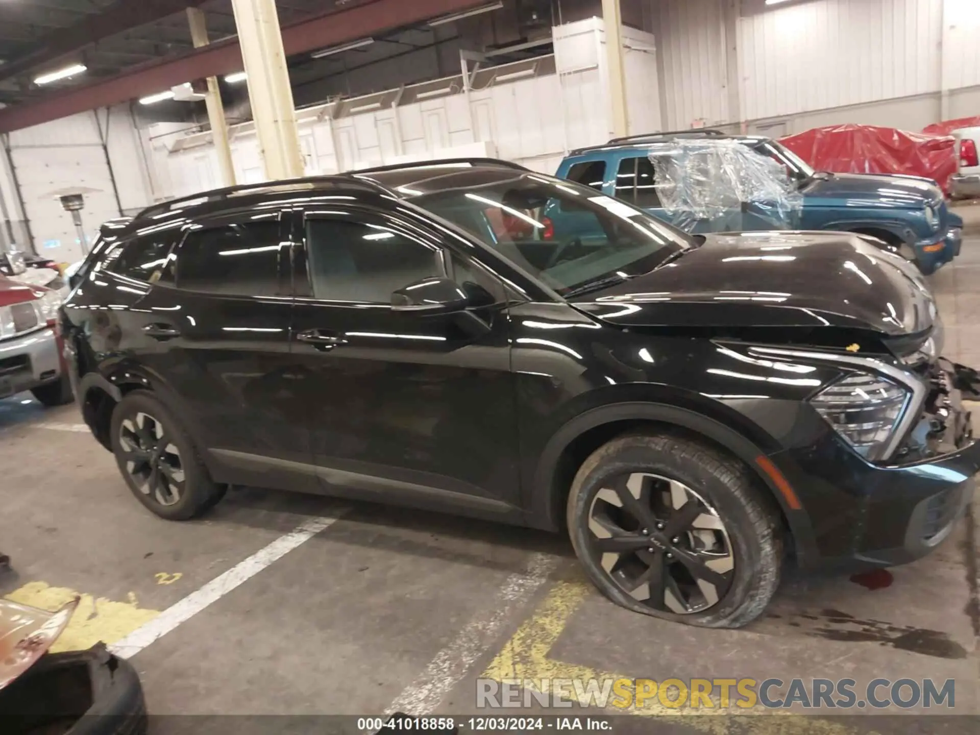 14 fotografías del automóvil dañado 5XYK6CDF8RG214281 KIA SPORTAGE 2024