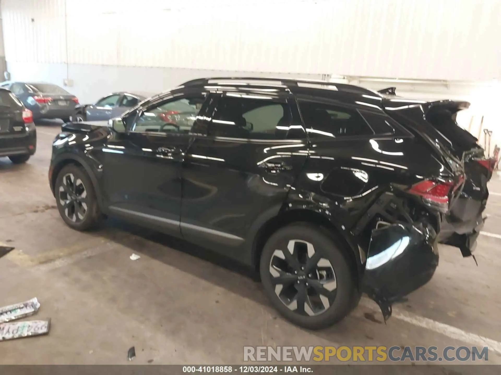 3 fotografías del automóvil dañado 5XYK6CDF8RG214281 KIA SPORTAGE 2024