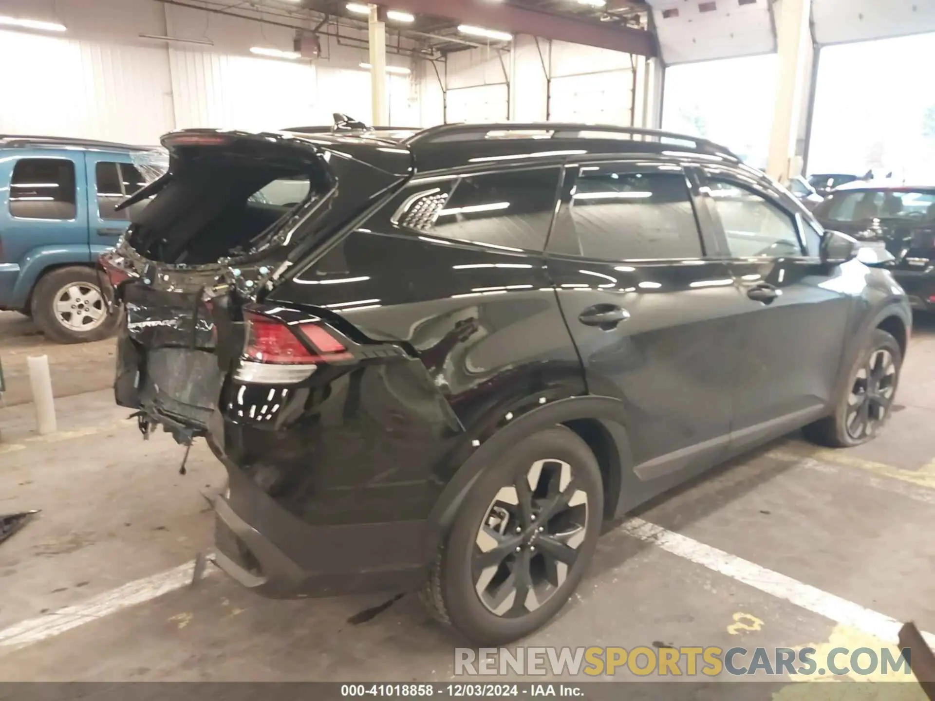 4 fotografías del automóvil dañado 5XYK6CDF8RG214281 KIA SPORTAGE 2024