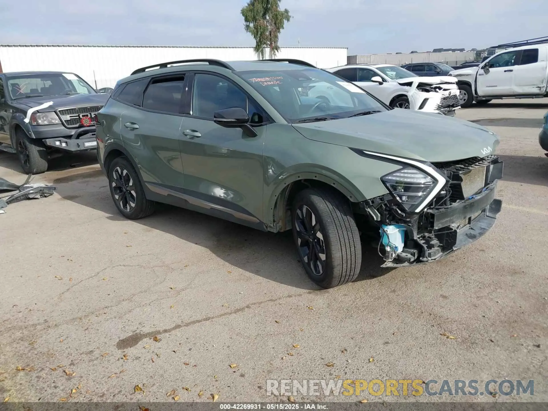 1 fotografías del automóvil dañado 5XYK6CDF9RG155175 KIA SPORTAGE 2024