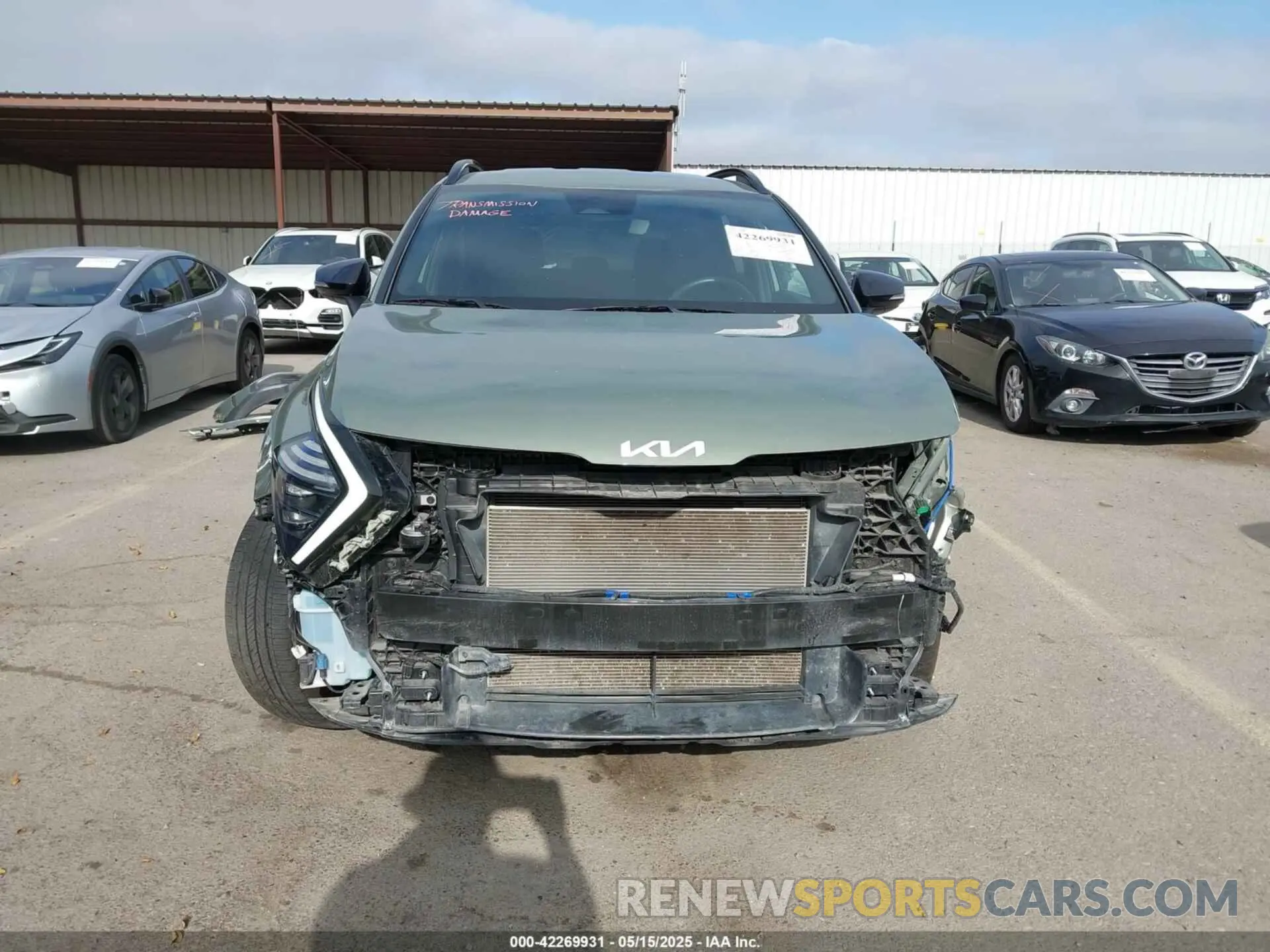13 fotografías del automóvil dañado 5XYK6CDF9RG155175 KIA SPORTAGE 2024