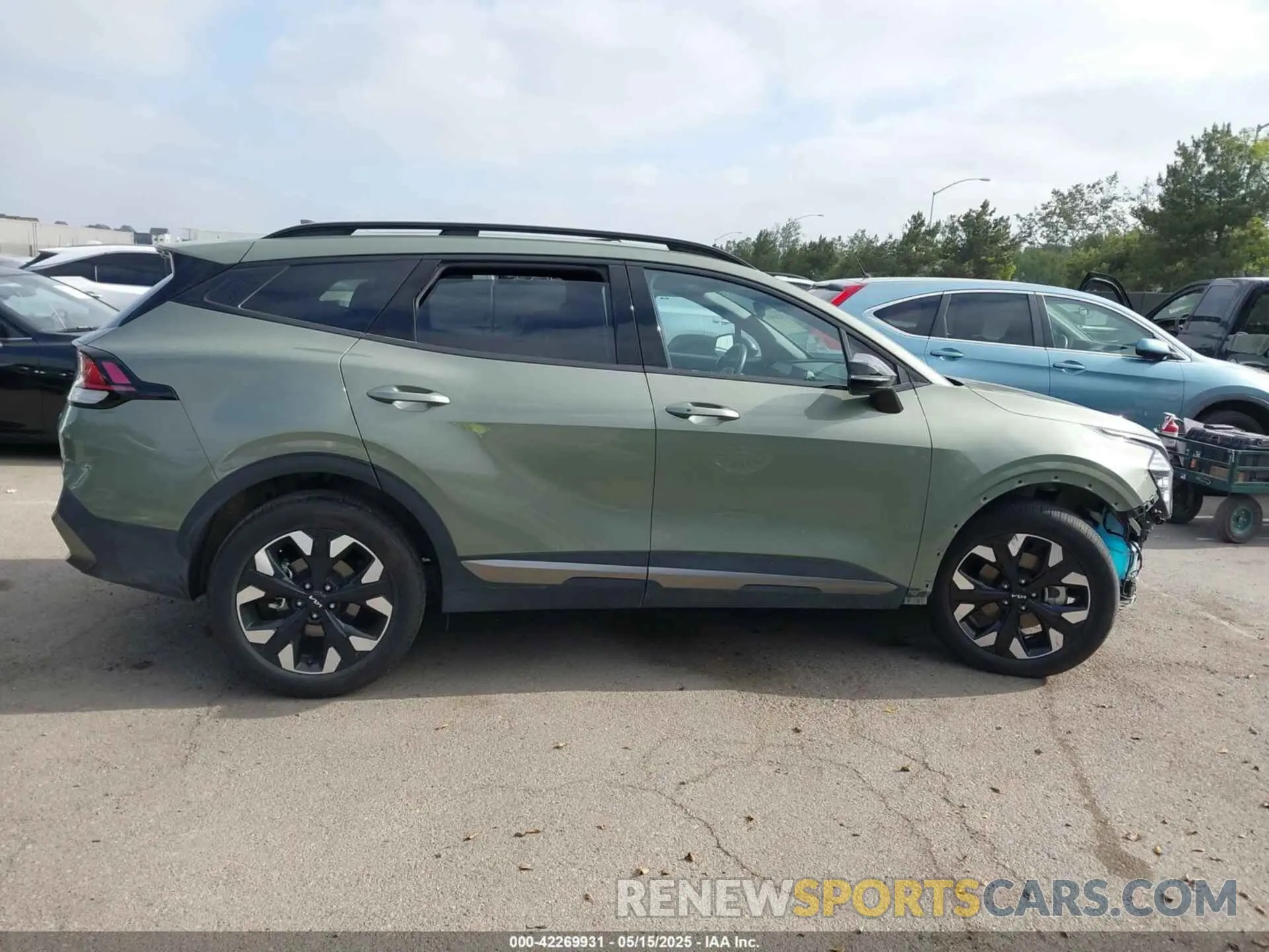 14 fotografías del automóvil dañado 5XYK6CDF9RG155175 KIA SPORTAGE 2024