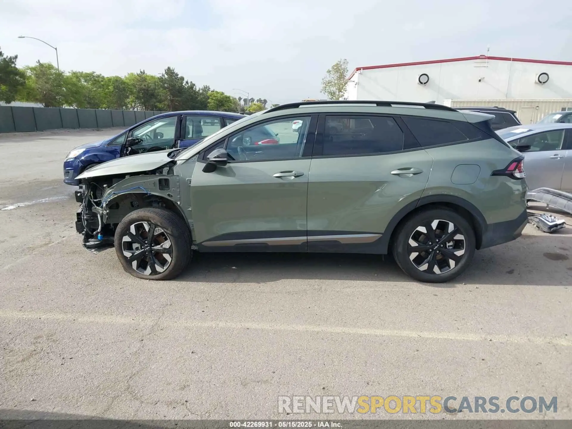 15 fotografías del automóvil dañado 5XYK6CDF9RG155175 KIA SPORTAGE 2024