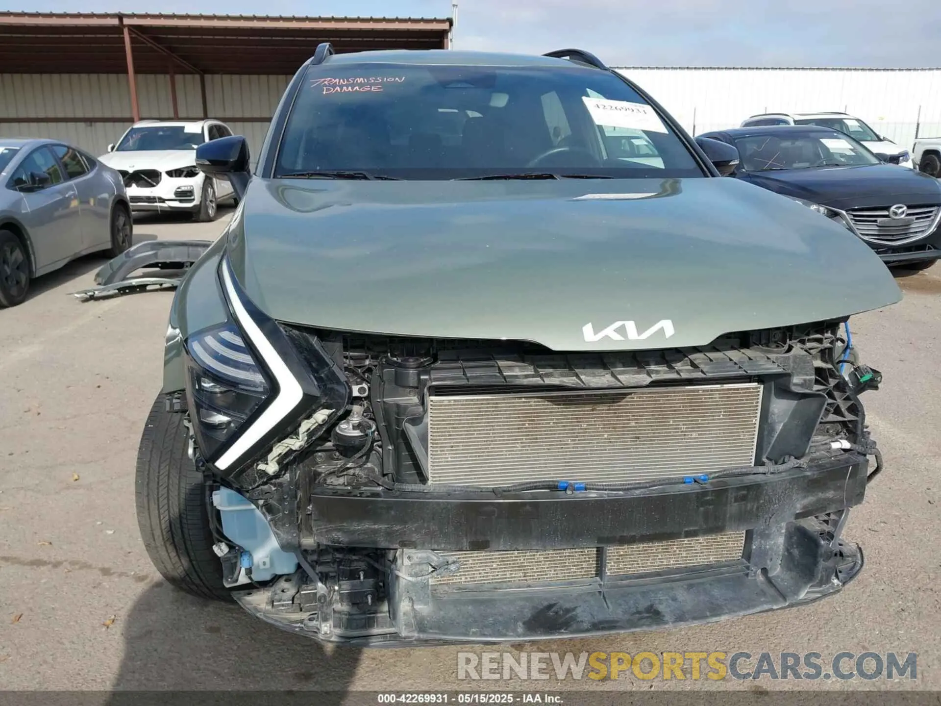 19 fotografías del automóvil dañado 5XYK6CDF9RG155175 KIA SPORTAGE 2024
