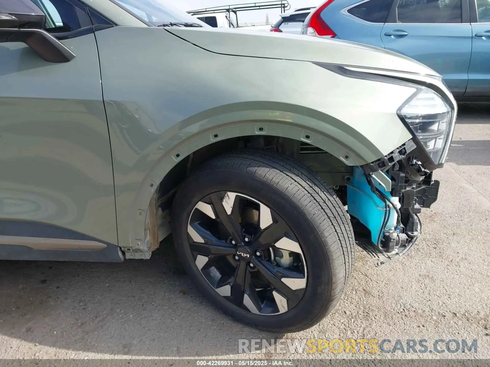 21 fotografías del automóvil dañado 5XYK6CDF9RG155175 KIA SPORTAGE 2024