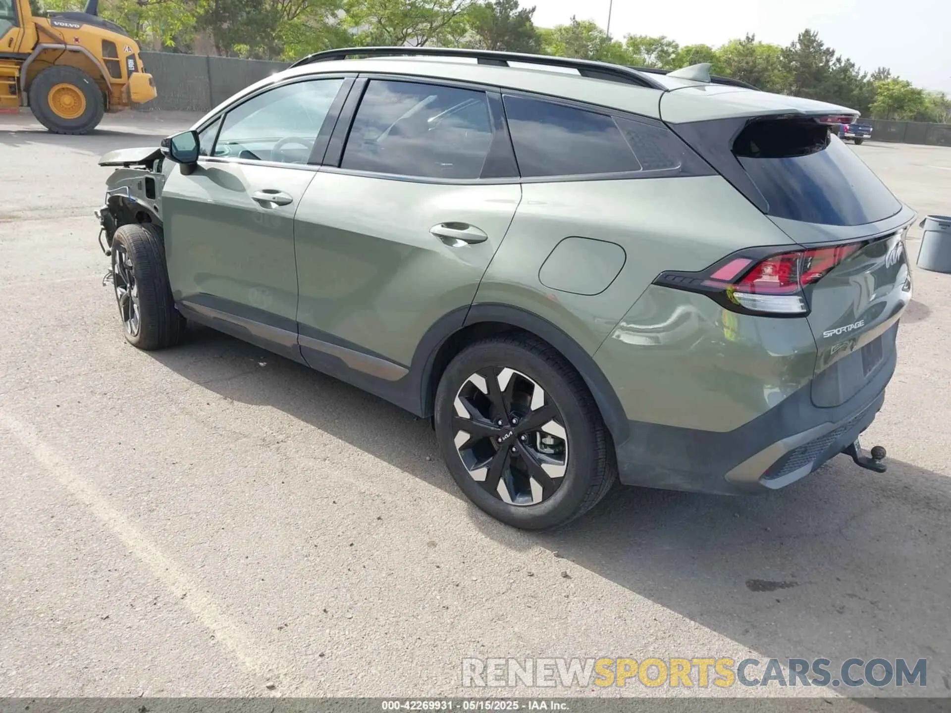 3 fotografías del automóvil dañado 5XYK6CDF9RG155175 KIA SPORTAGE 2024