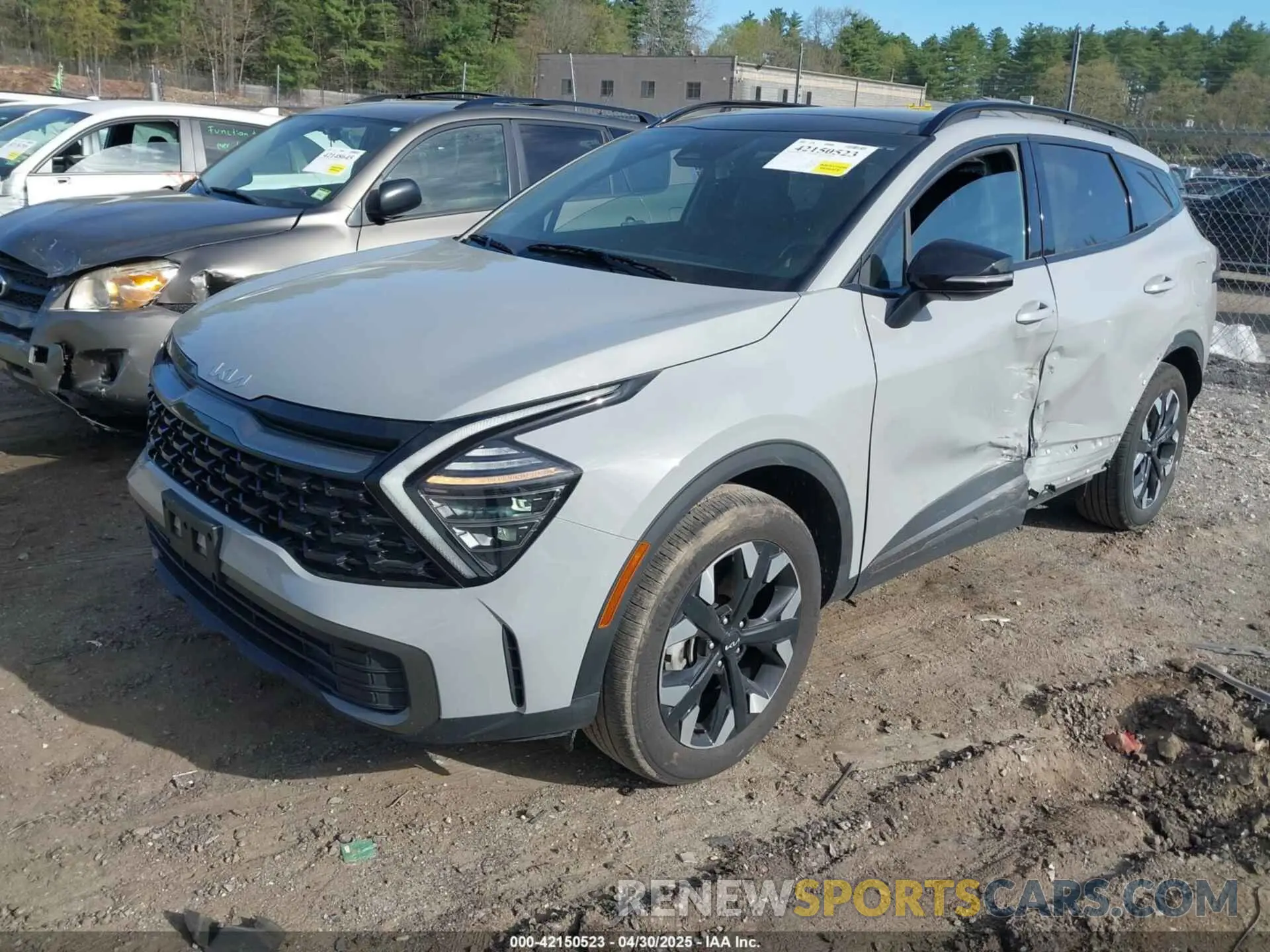 2 fotografías del automóvil dañado 5XYK6CDFXRG173622 KIA SPORTAGE 2024