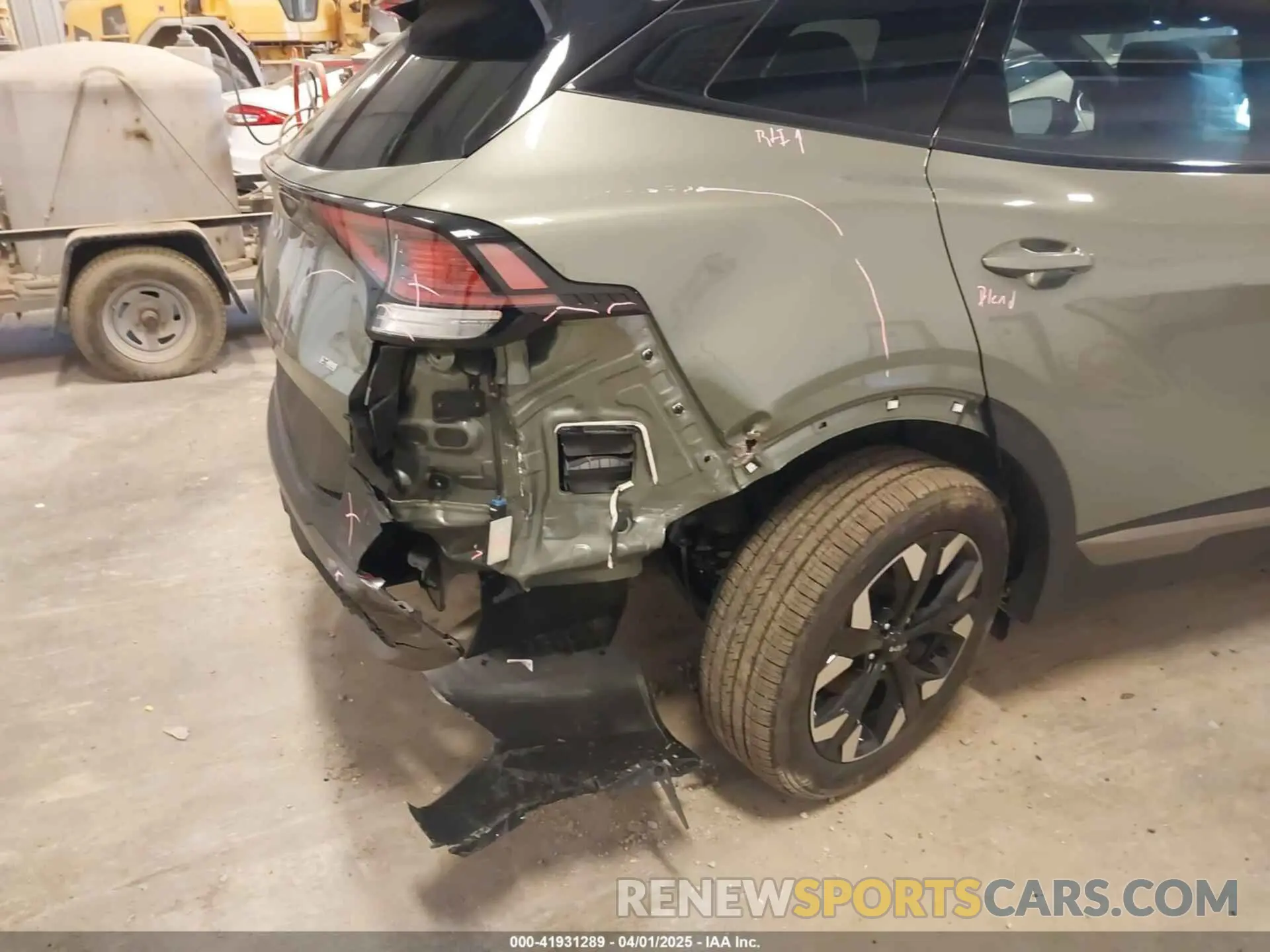 6 fotografías del automóvil dañado 5XYK6CDFXRG225525 KIA SPORTAGE 2024