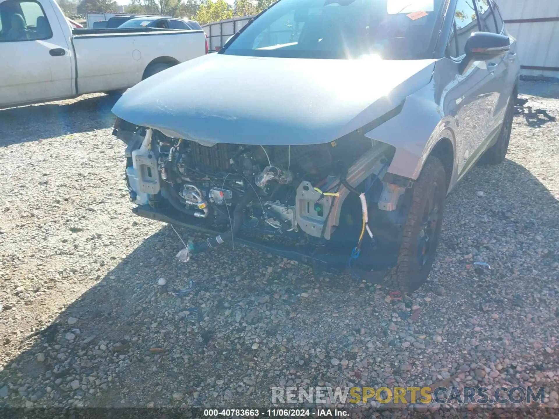 6 fotografías del automóvil dañado 5XYK7CDF0RG221755 KIA SPORTAGE 2024