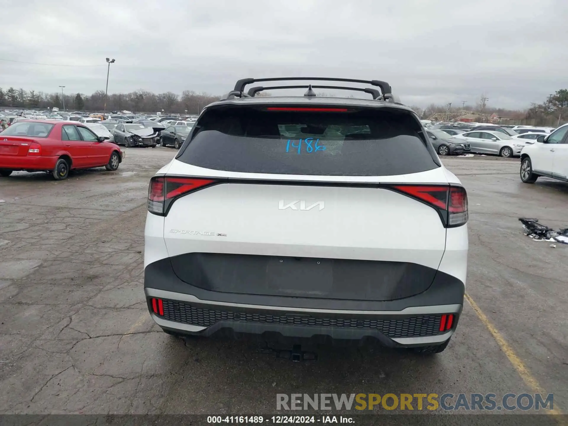 17 fotografías del automóvil dañado 5XYK7CDF0RG228141 KIA SPORTAGE 2024