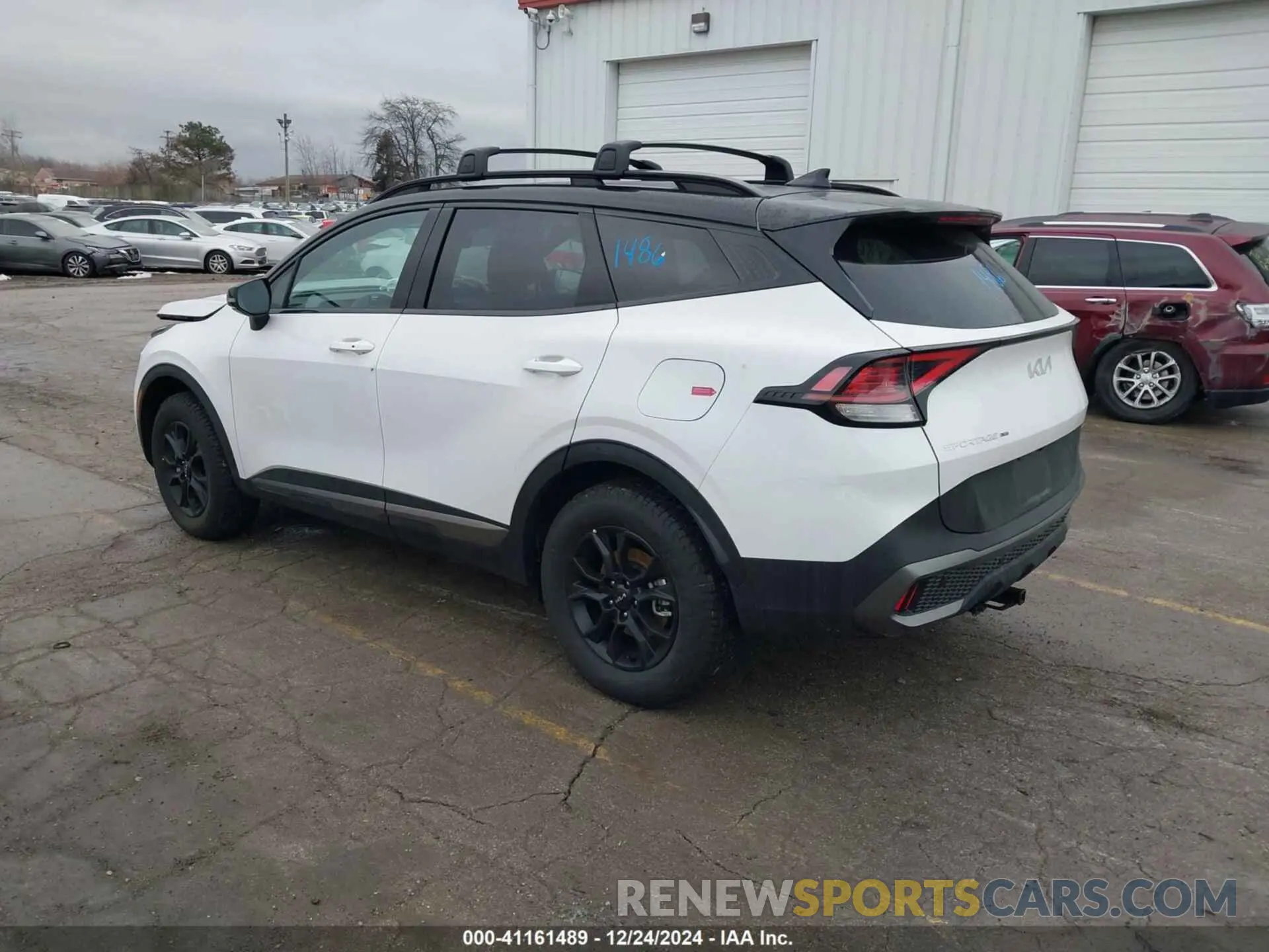 3 fotografías del automóvil dañado 5XYK7CDF0RG228141 KIA SPORTAGE 2024