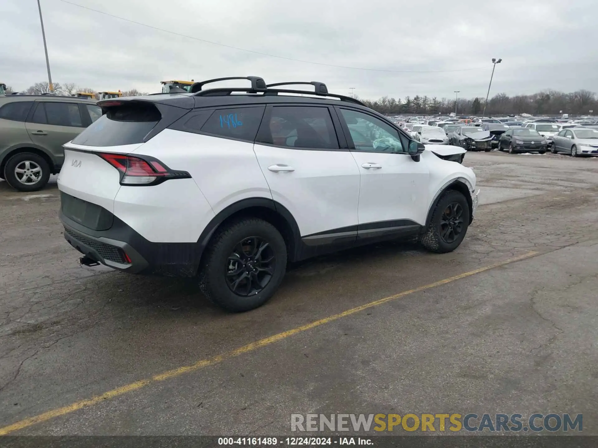 4 fotografías del automóvil dañado 5XYK7CDF0RG228141 KIA SPORTAGE 2024