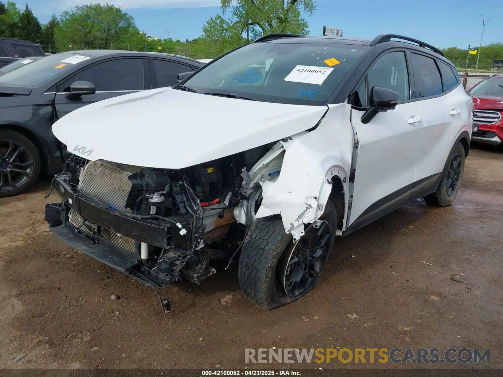 2 fotografías del automóvil dañado 5XYK7CDF1RG223496 KIA SPORTAGE 2024