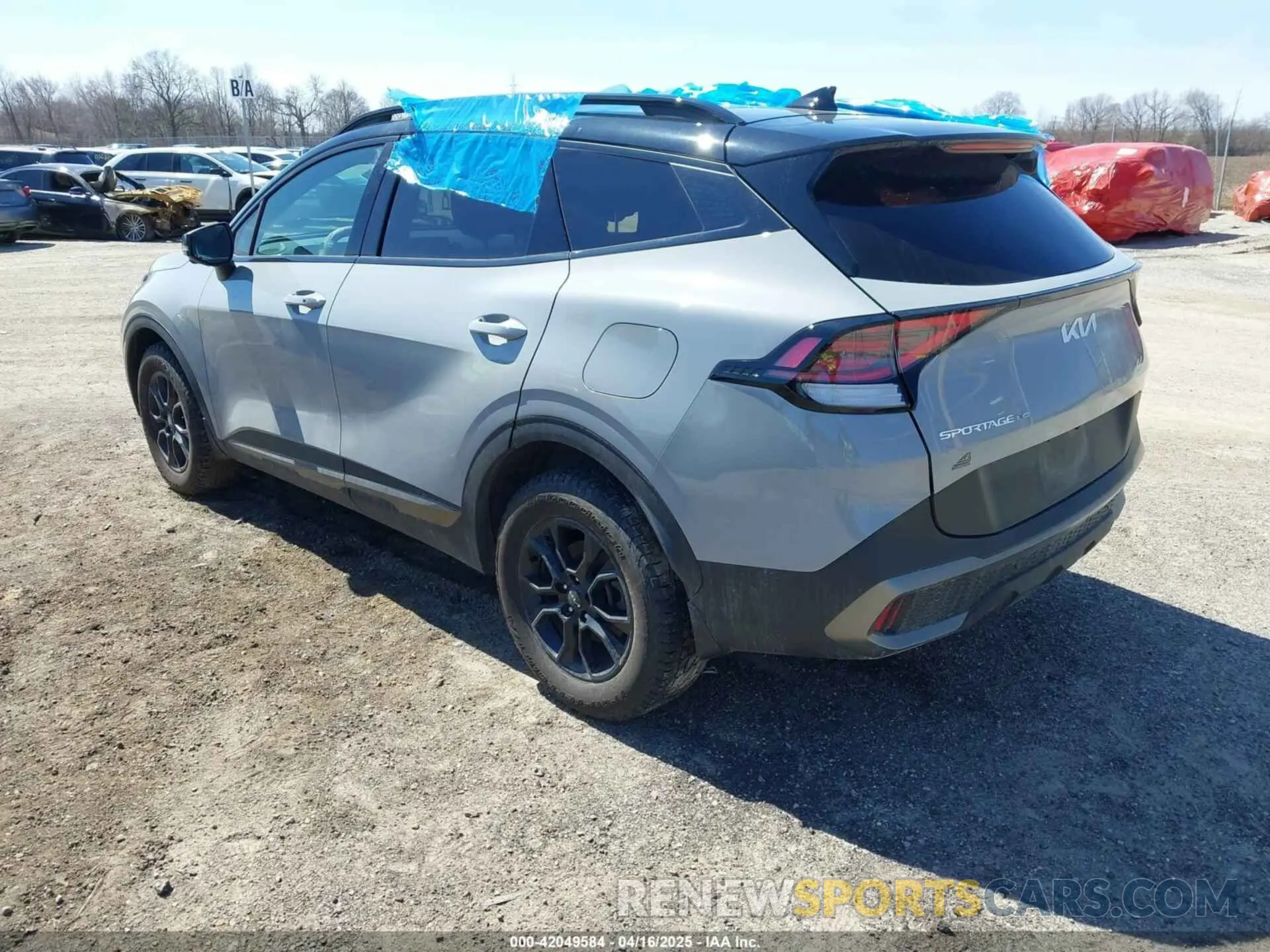 3 fotografías del automóvil dañado 5XYK7CDF3RG206764 KIA SPORTAGE 2024