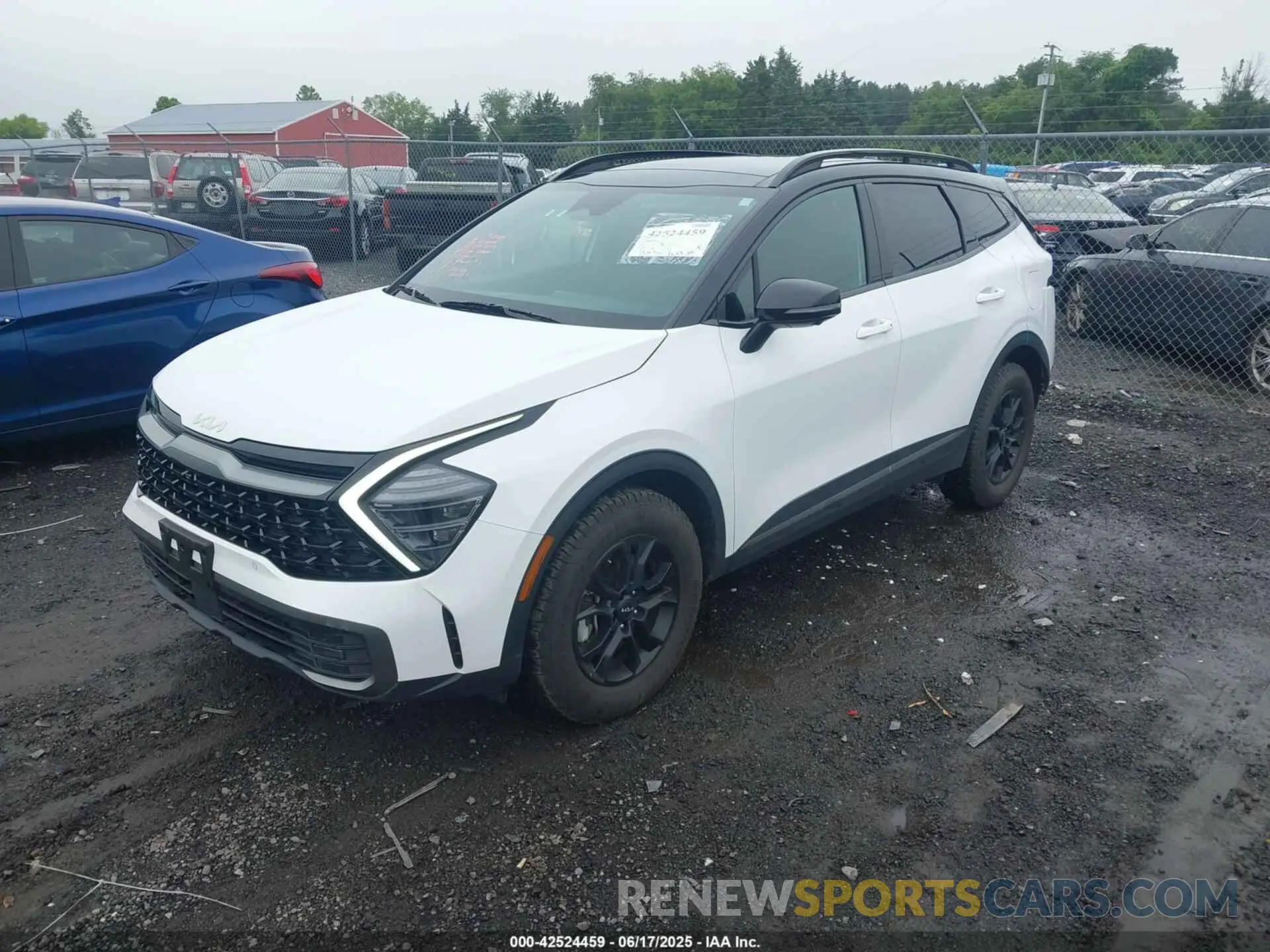 2 fotografías del automóvil dañado 5XYK7CDF9RG170854 KIA SPORTAGE 2024