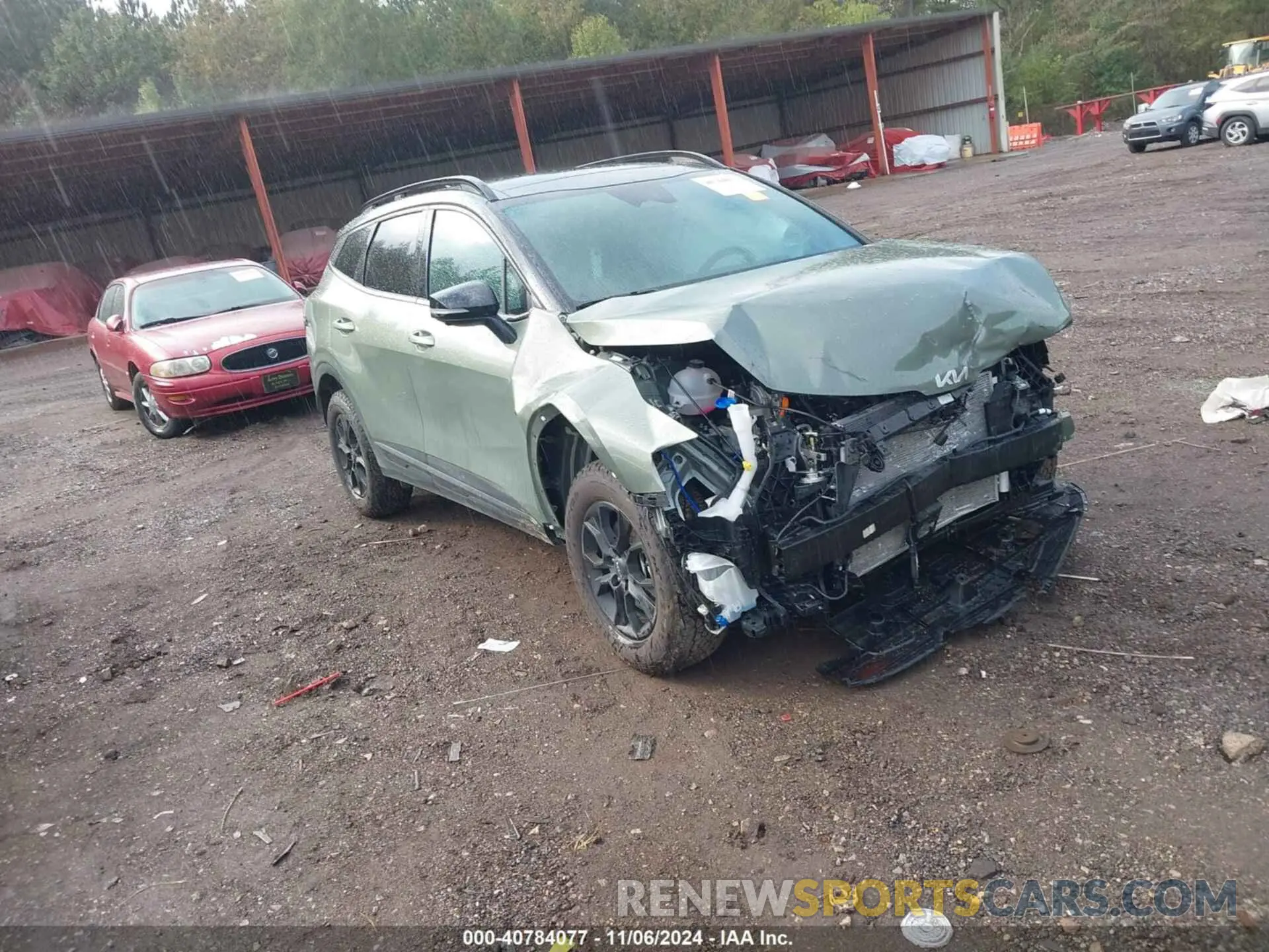 1 fotografías del automóvil dañado 5XYK7CDFXRG213520 KIA SPORTAGE 2024
