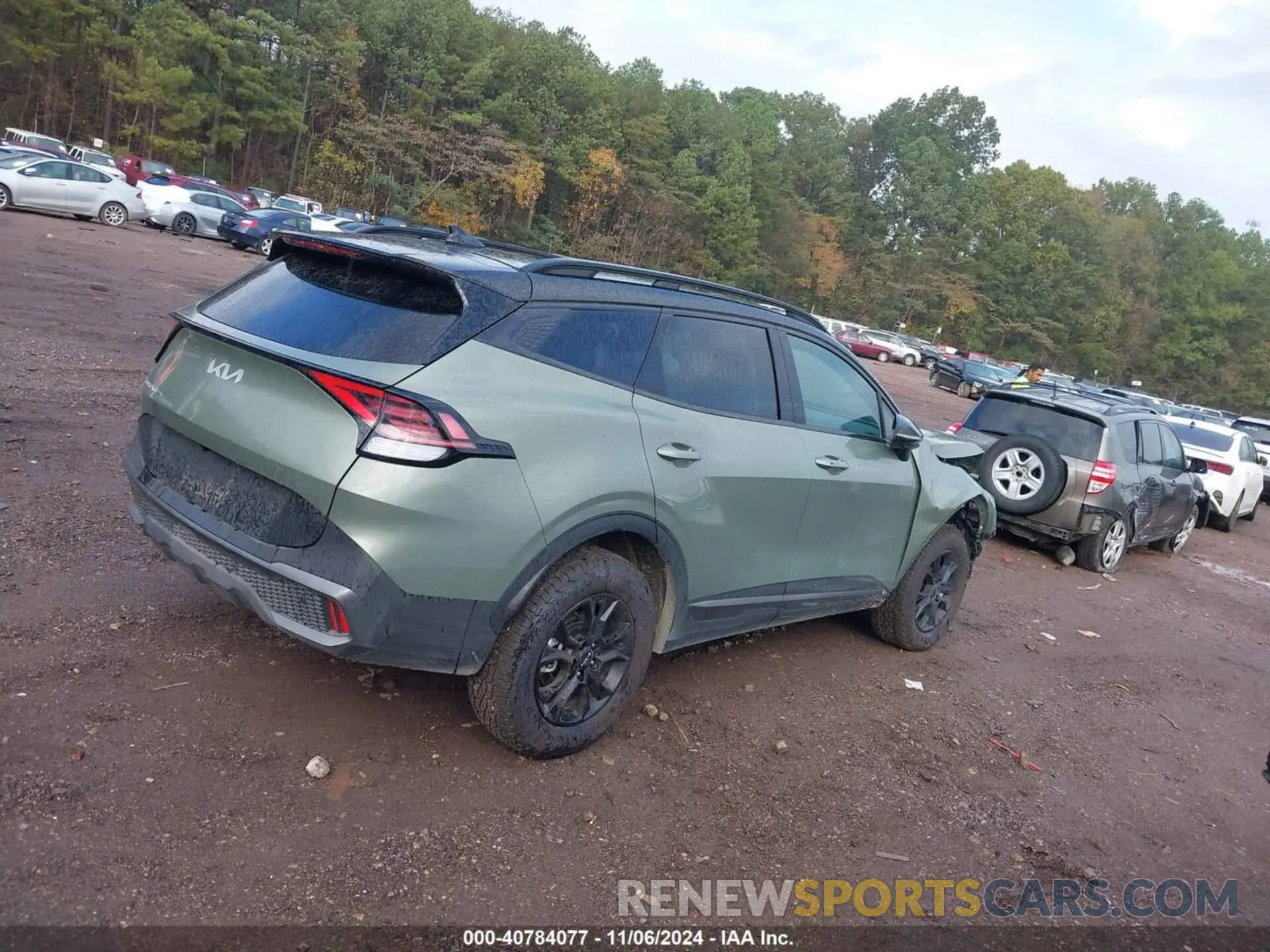 13 fotografías del automóvil dañado 5XYK7CDFXRG213520 KIA SPORTAGE 2024