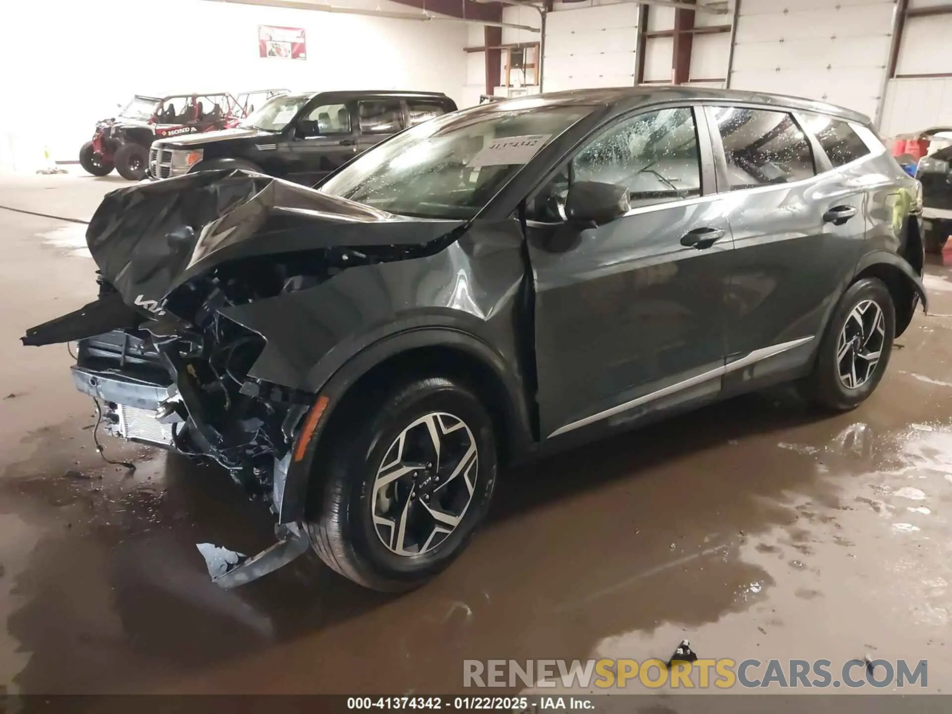 2 fotografías del automóvil dañado KNDPU3DF1R7237880 KIA SPORTAGE 2024
