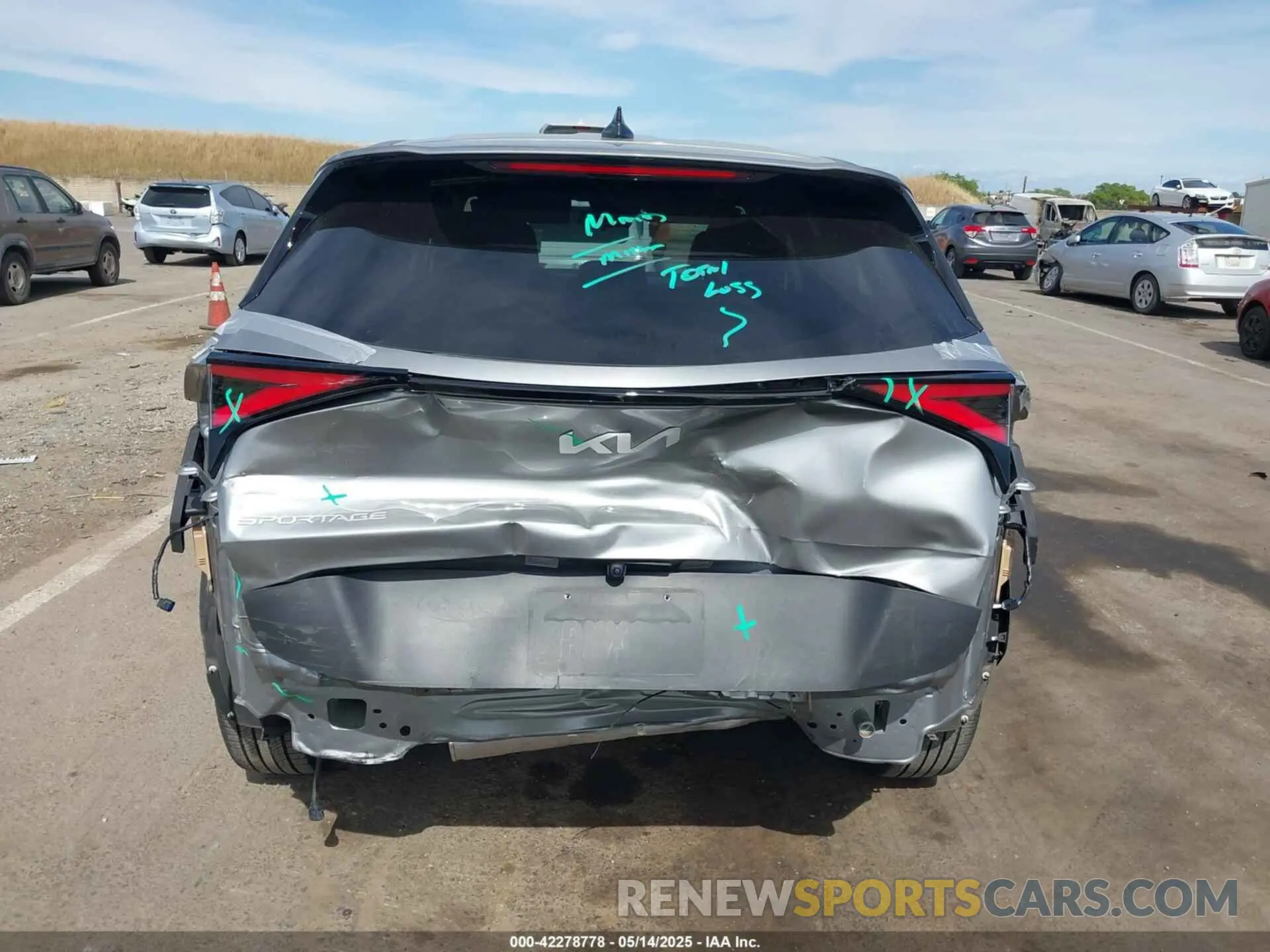 6 fotografías del automóvil dañado KNDPU3DF2R7316703 KIA SPORTAGE 2024