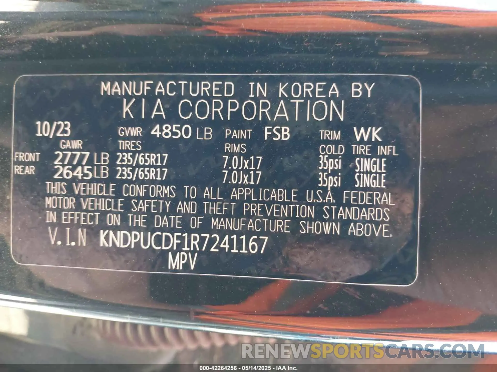 9 fotografías del automóvil dañado KNDPUCDF1R7241167 KIA SPORTAGE 2024