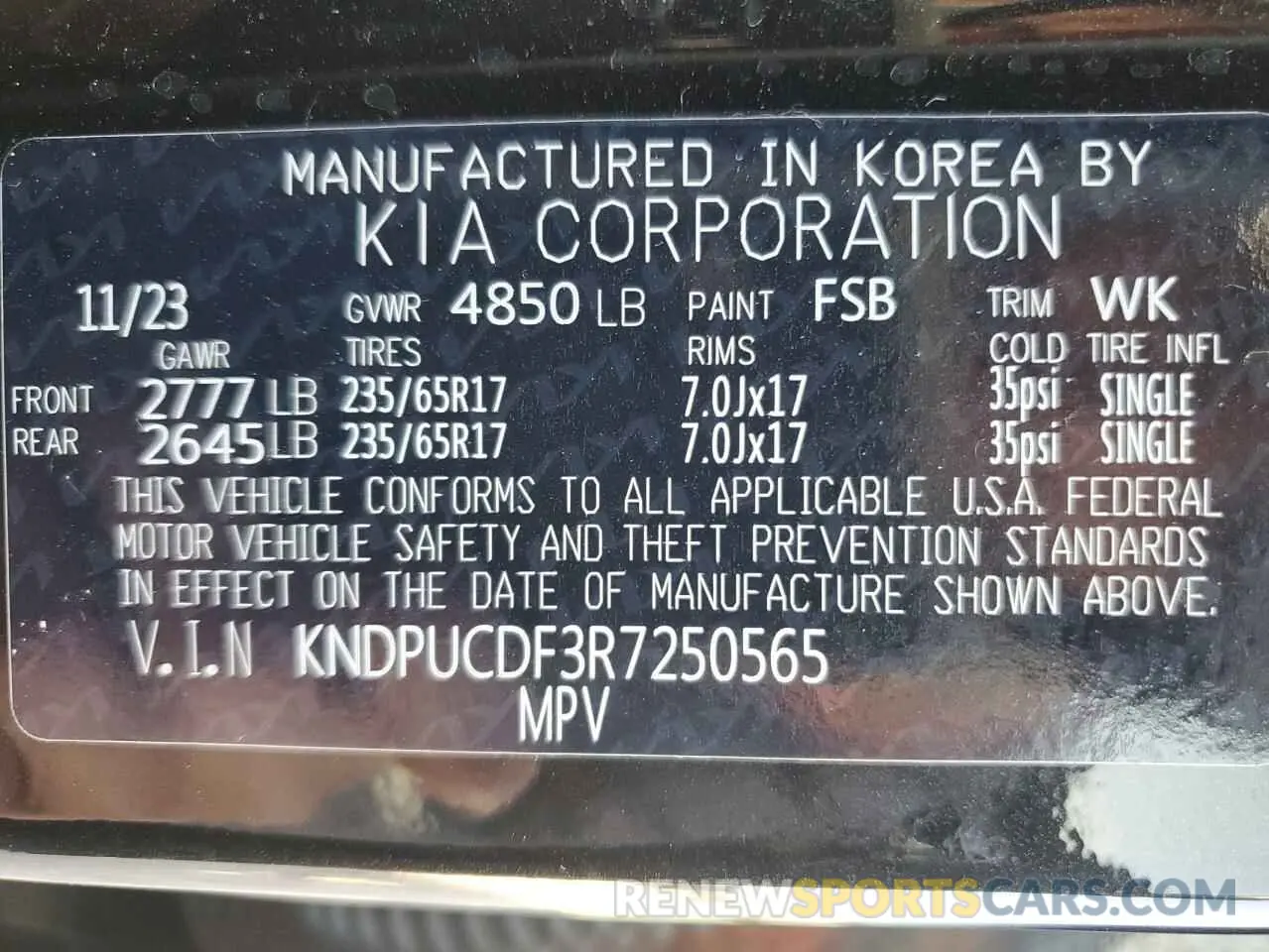 13 fotografías del automóvil dañado KNDPUCDF3R7250565 KIA SPORTAGE 2024