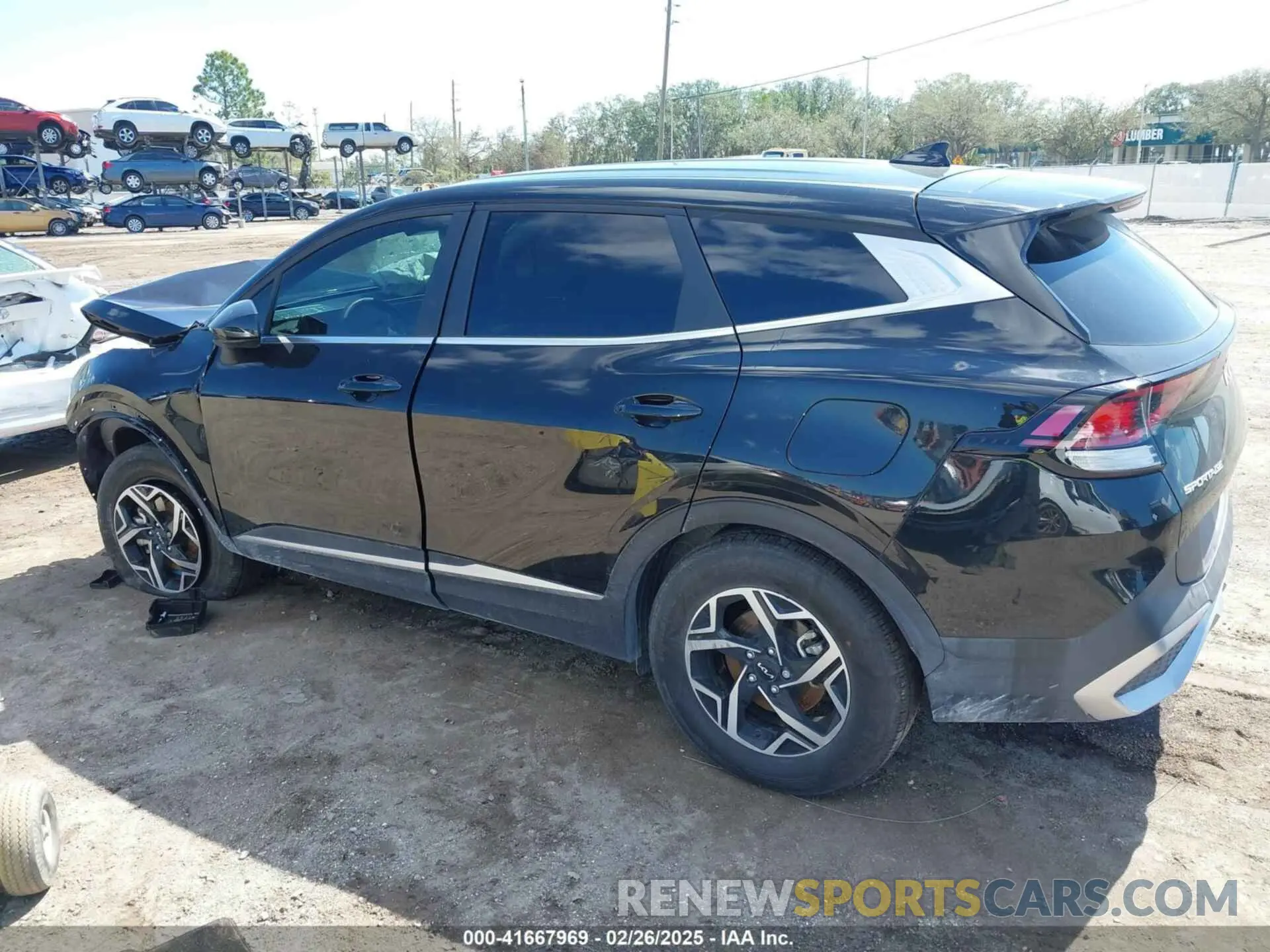 14 fotografías del automóvil dañado KNDPUCDF4R7238196 KIA SPORTAGE 2024