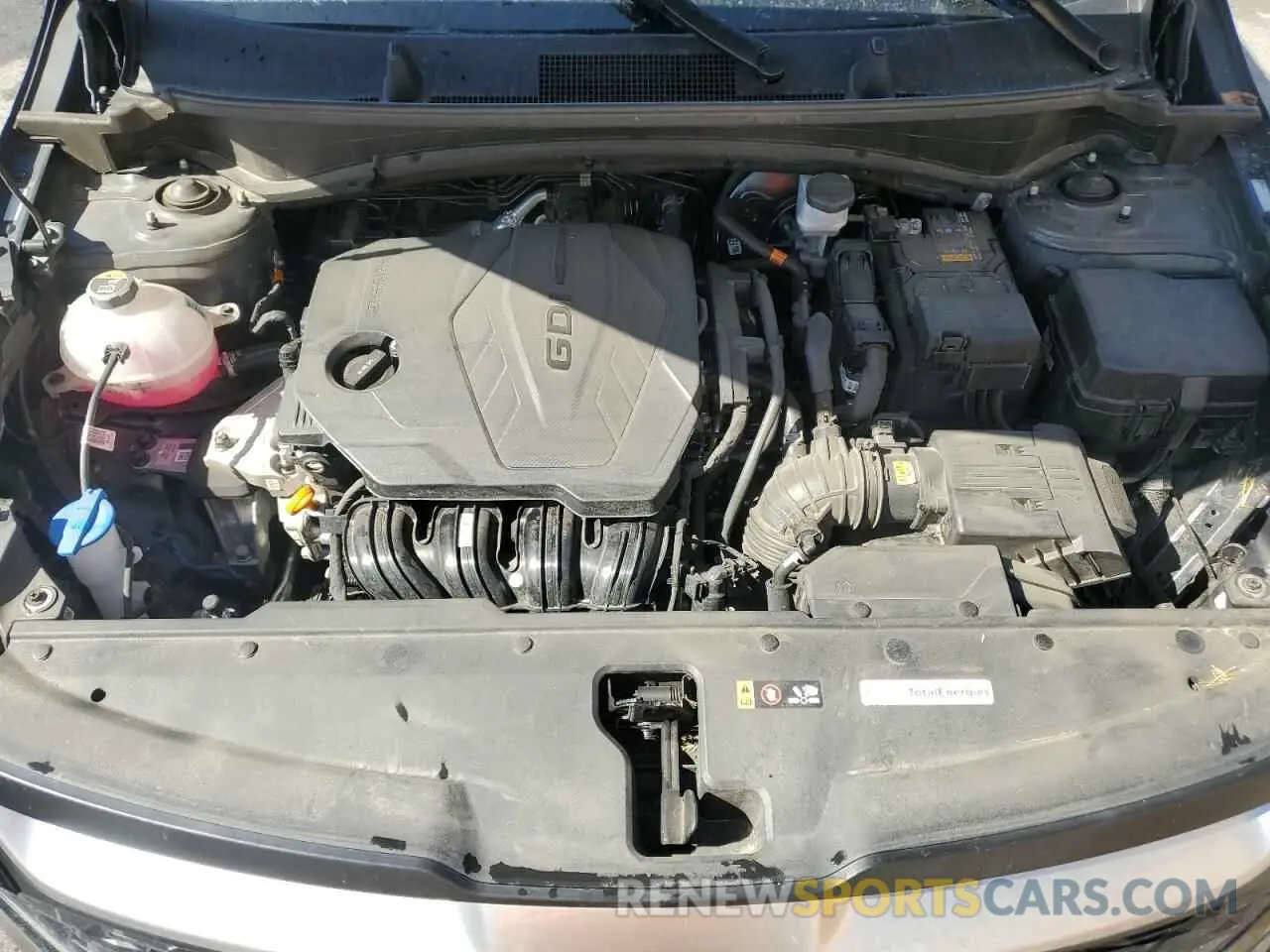 12 fotografías del automóvil dañado KNDPUCDF5R7280084 KIA SPORTAGE 2024