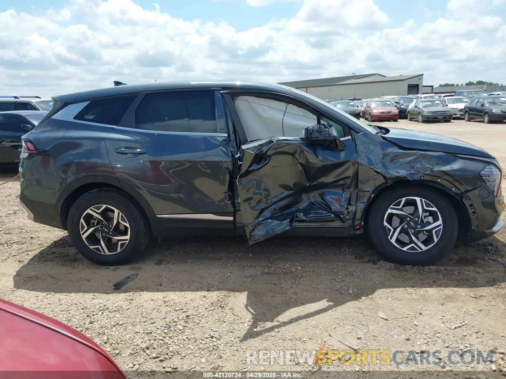 13 fotografías del automóvil dañado KNDPUCDF6R7283396 KIA SPORTAGE 2024