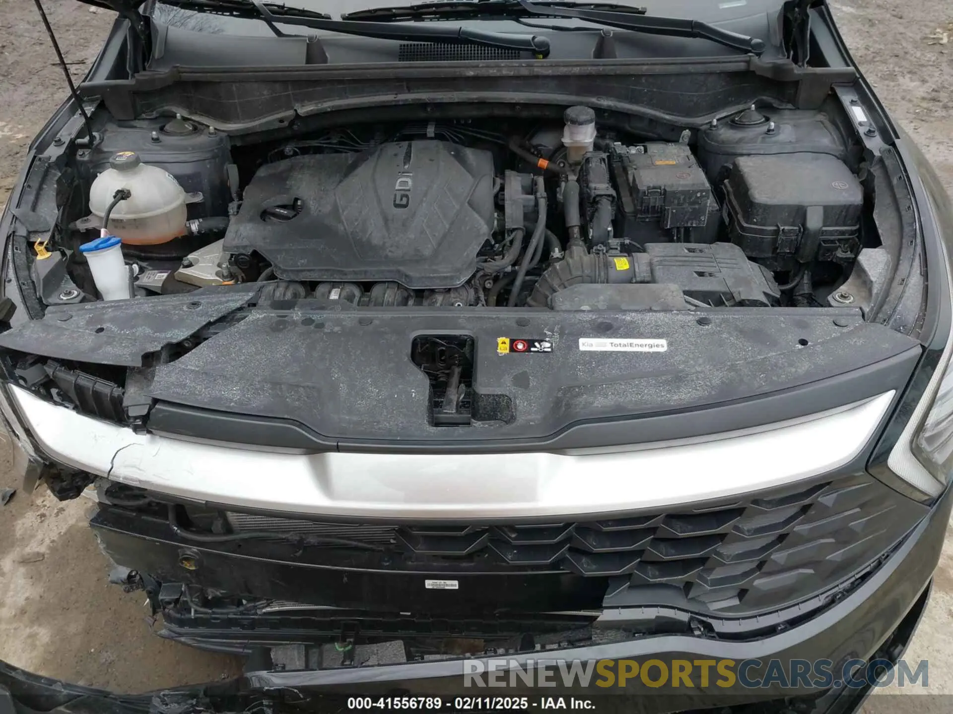 10 fotografías del automóvil dañado KNDPUCDF7R7227063 KIA SPORTAGE 2024