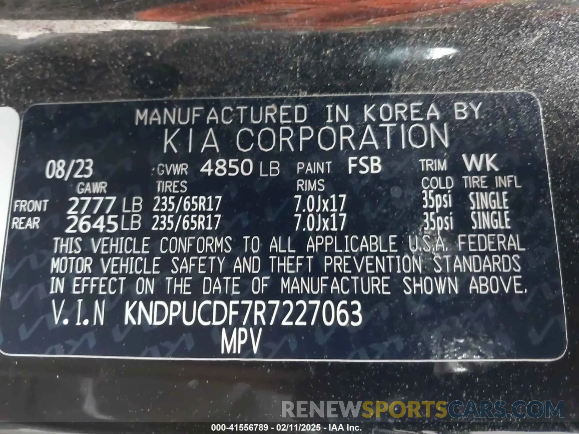 9 fotografías del automóvil dañado KNDPUCDF7R7227063 KIA SPORTAGE 2024
