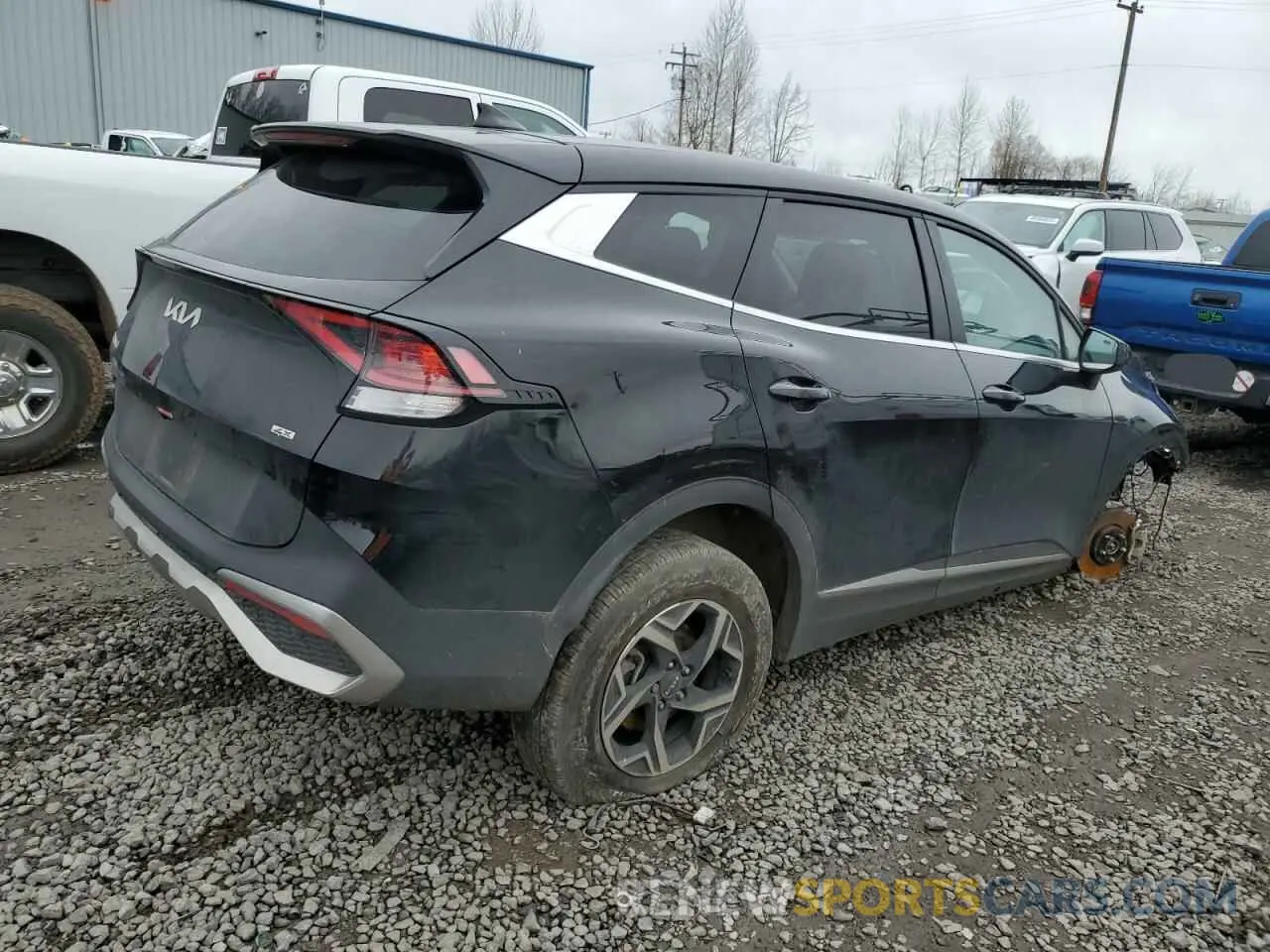 3 fotografías del automóvil dañado KNDPUCDF9R7224195 KIA SPORTAGE 2024