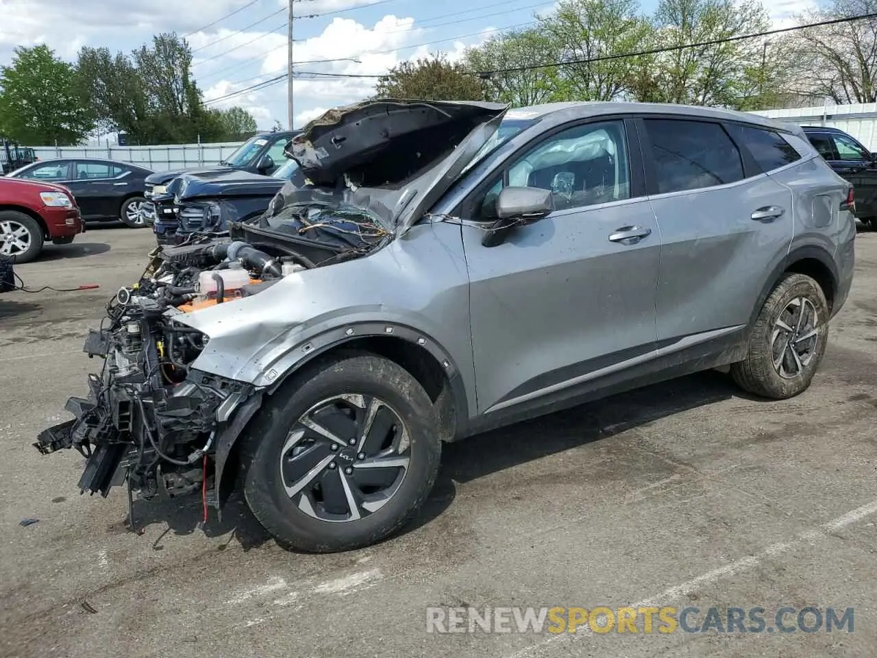 1 fotografías del automóvil dañado KNDPUCDG0R7125564 KIA SPORTAGE 2024