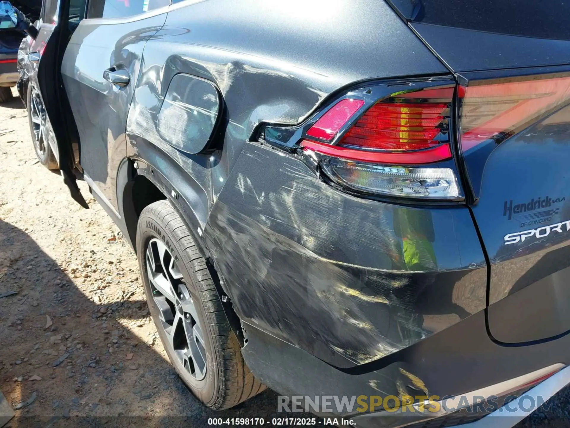 6 fotografías del automóvil dañado KNDPV3DF2R7235620 KIA SPORTAGE 2024