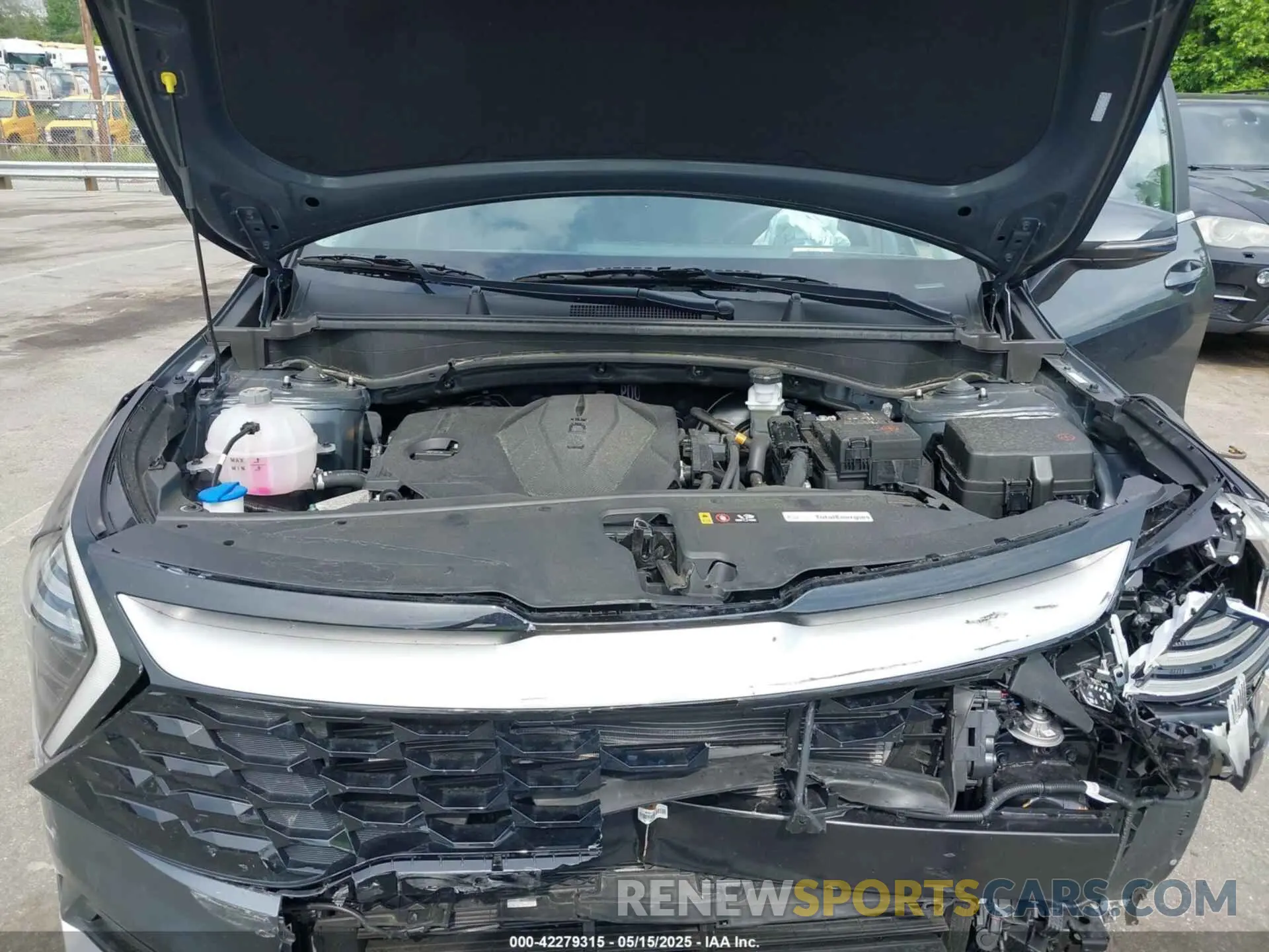 10 fotografías del automóvil dañado KNDPV3DF4R7293860 KIA SPORTAGE 2024
