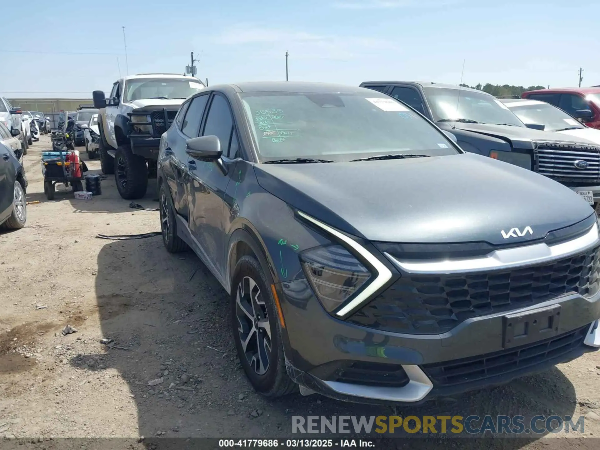 1 fotografías del automóvil dañado KNDPV3DF7R7243955 KIA SPORTAGE 2024