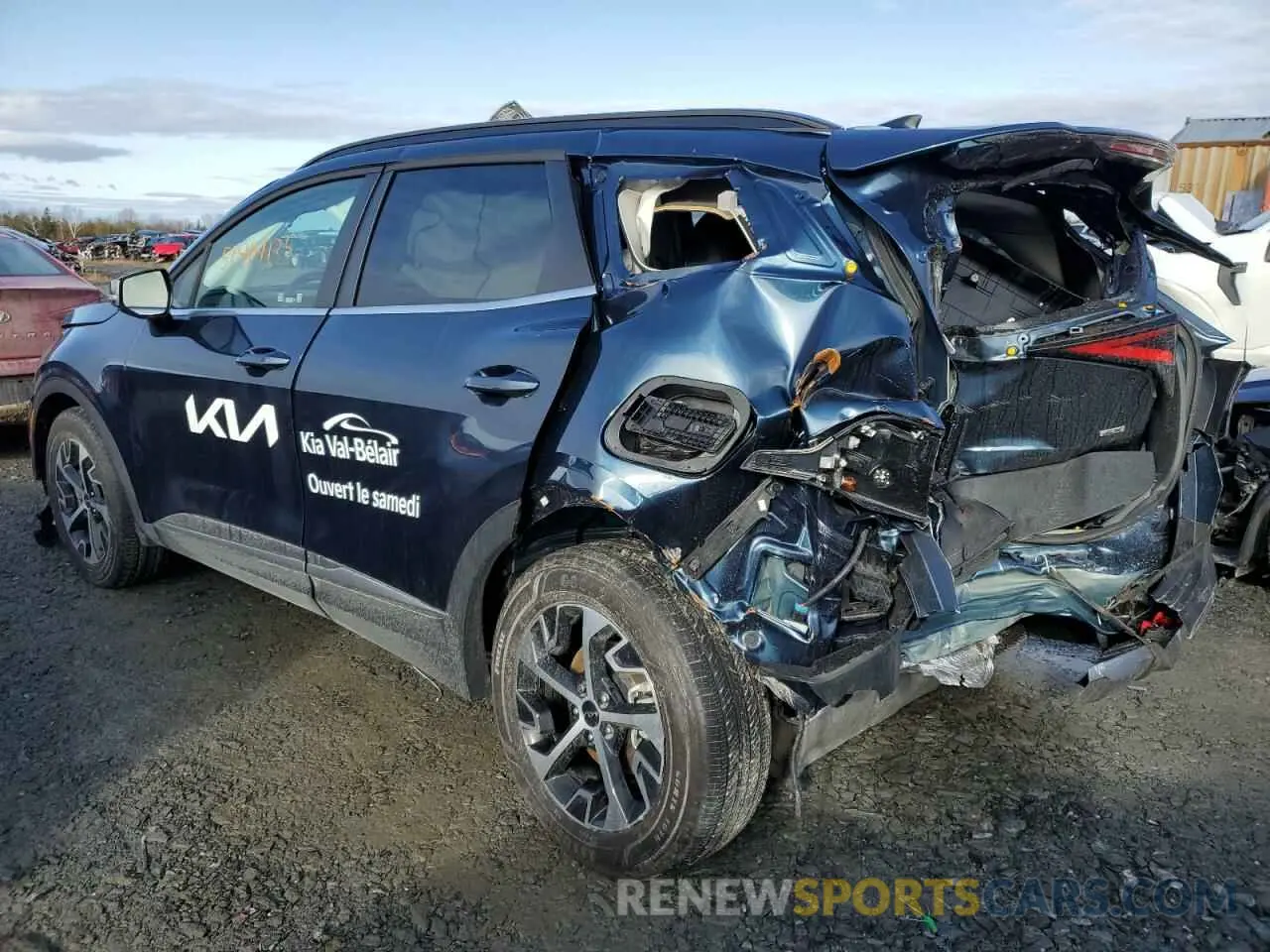 2 fotografías del automóvil dañado KNDPVCDF9R7286001 KIA SPORTAGE 2024