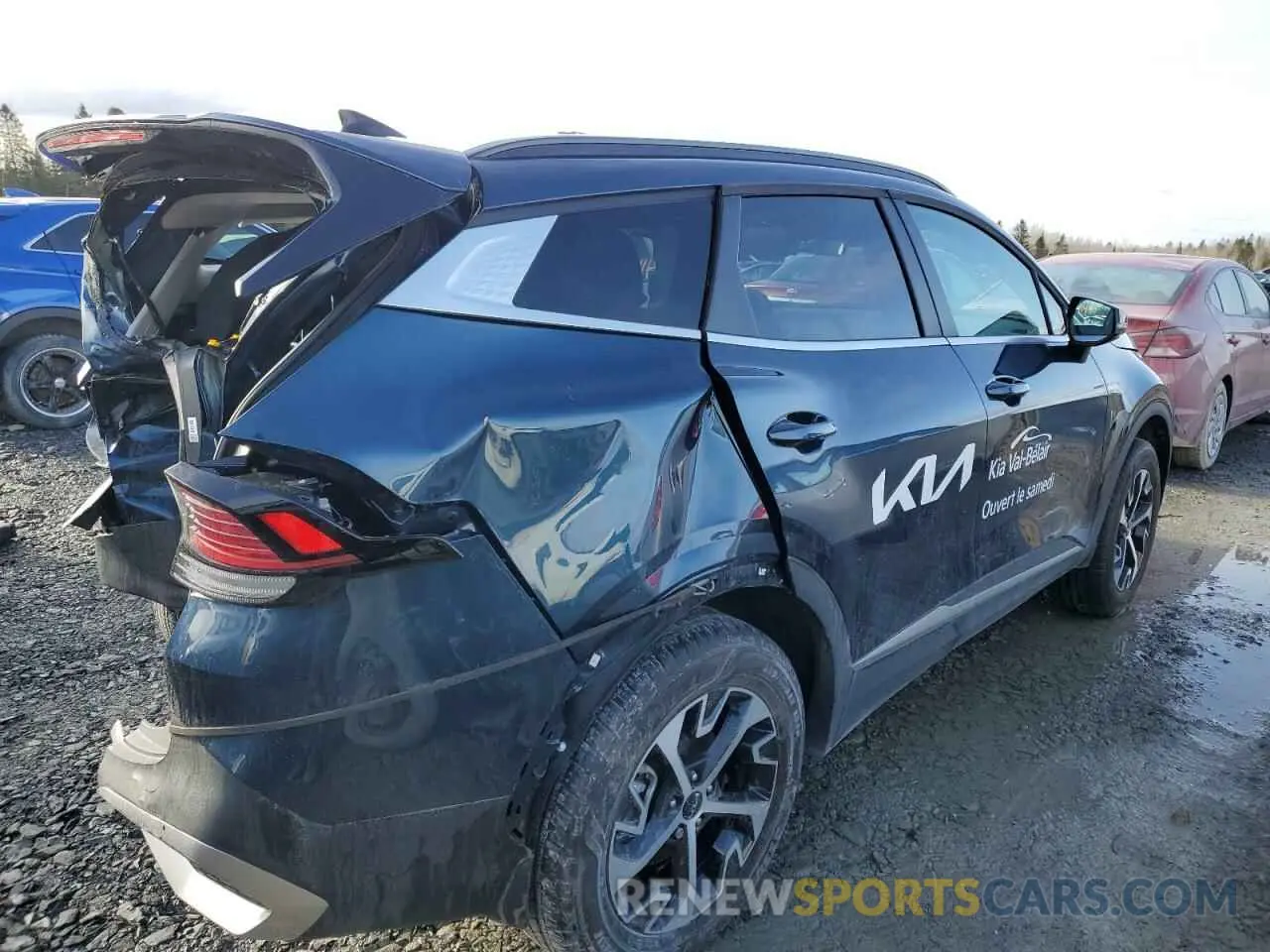 3 fotografías del automóvil dañado KNDPVCDF9R7286001 KIA SPORTAGE 2024