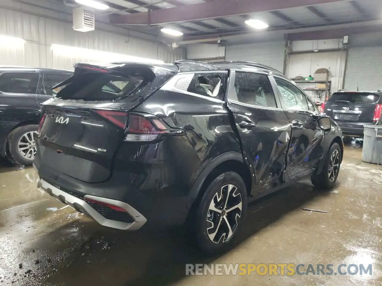 3 fotografías del automóvil dañado KNDPVCDG6R7167203 KIA SPORTAGE 2024