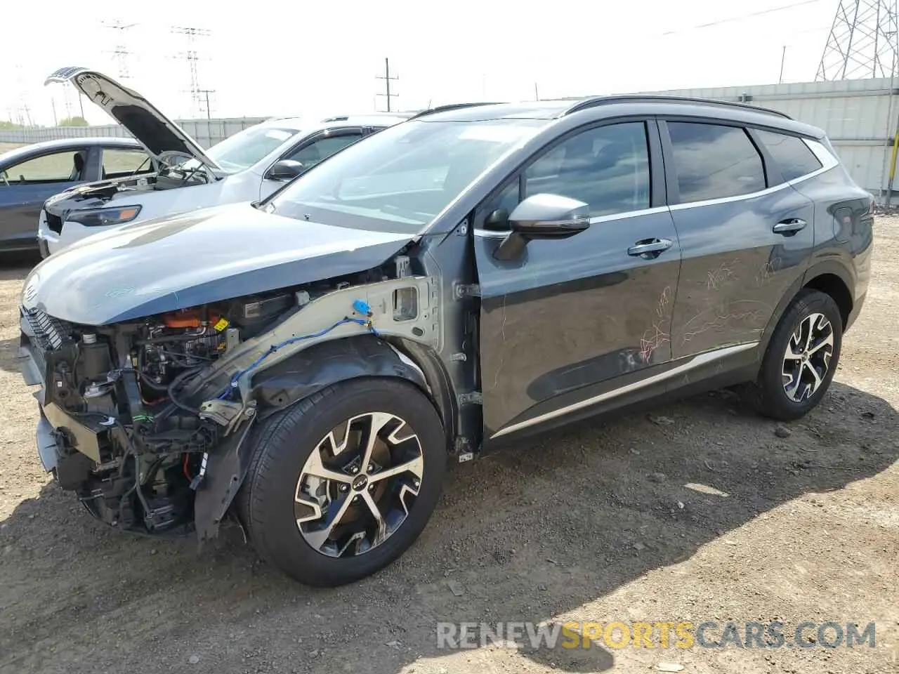 1 fotografías del automóvil dañado KNDPVCDG9R7148886 KIA SPORTAGE 2024