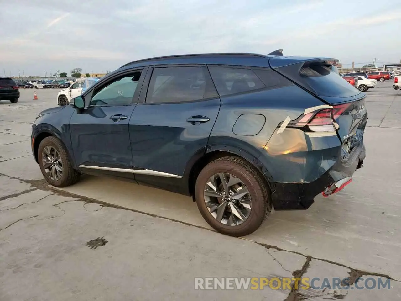 2 fotografías del automóvil dañado KNDPXCDG0R7122672 KIA SPORTAGE 2024