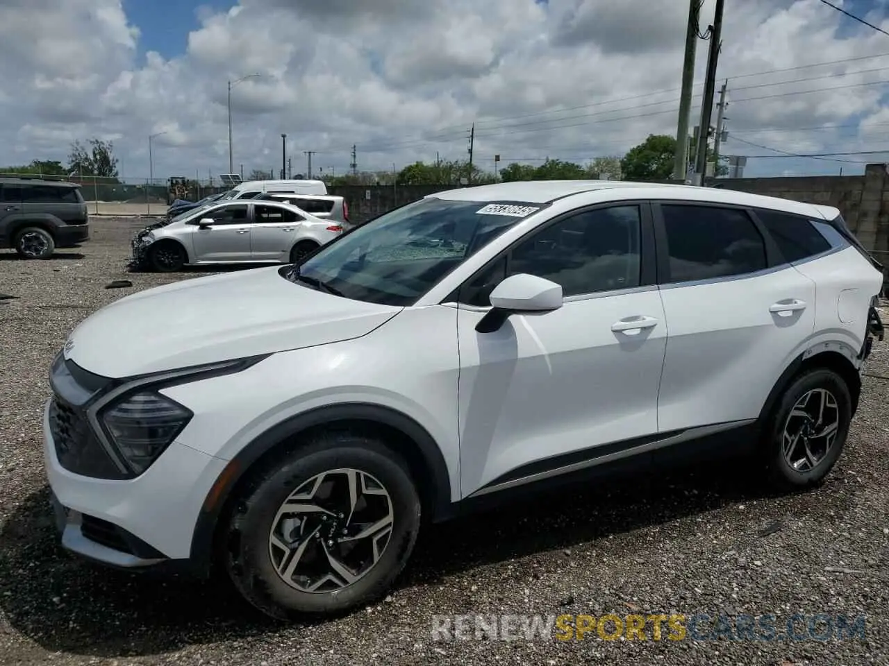 1 fotografías del automóvil dañado 5XYK23DF0SG308754 KIA SPORTAGE 2025