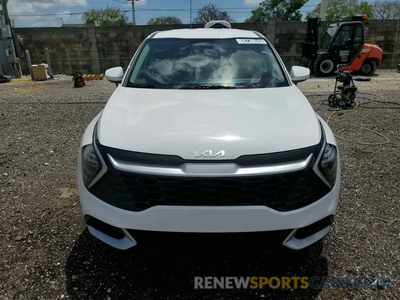 5 fotografías del automóvil dañado 5XYK23DF0SG308754 KIA SPORTAGE 2025