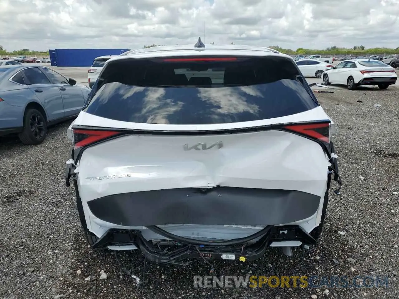 6 fotografías del automóvil dañado 5XYK23DF0SG308754 KIA SPORTAGE 2025