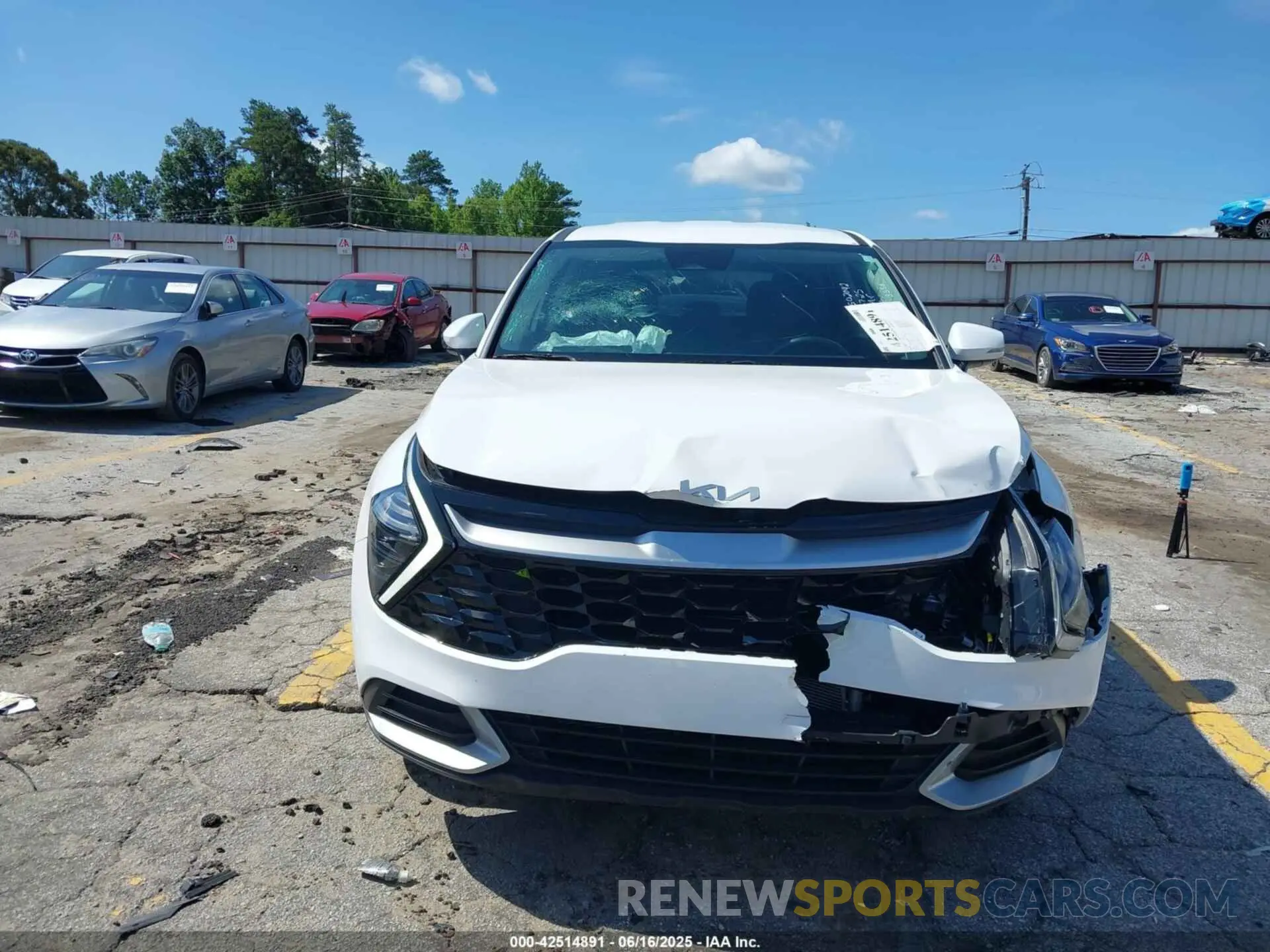 12 fotografías del automóvil dañado 5XYK33DF1SG233558 KIA SPORTAGE 2025