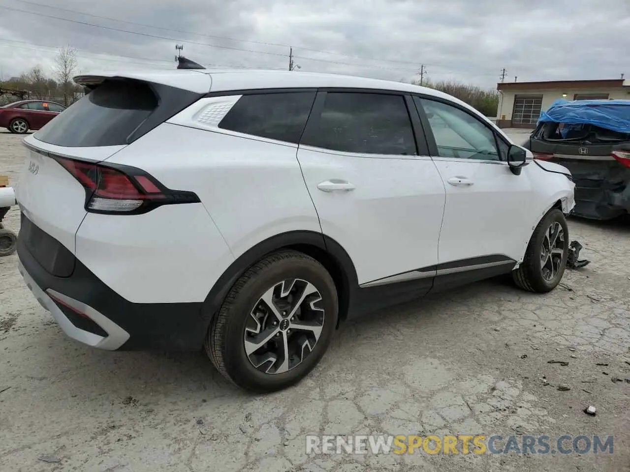 3 fotografías del automóvil dañado 5XYK33DF1SG267869 KIA SPORTAGE 2025