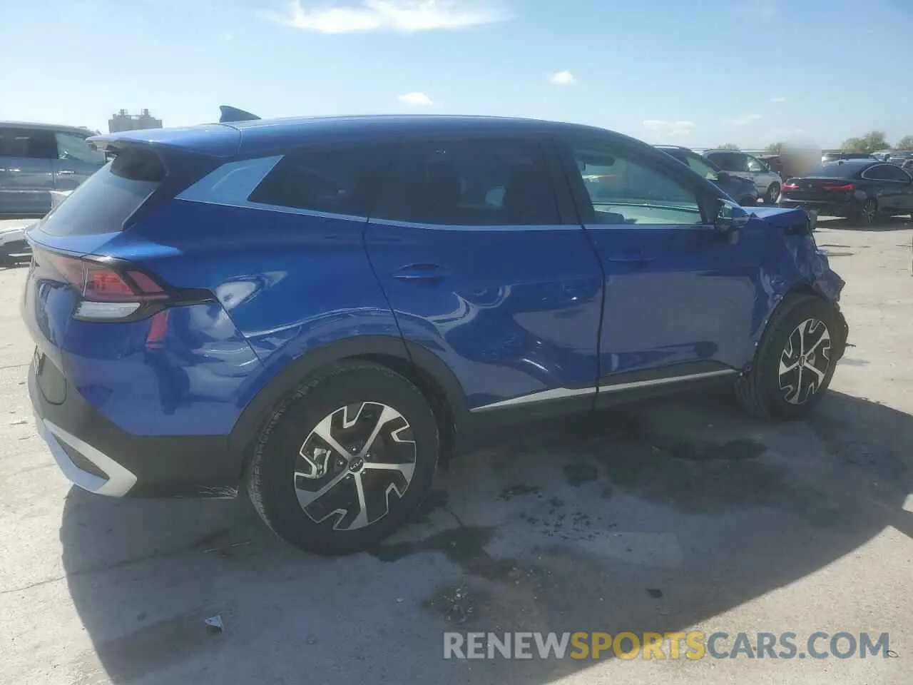 3 fotografías del automóvil dañado 5XYK33DF1SG291119 KIA SPORTAGE 2025